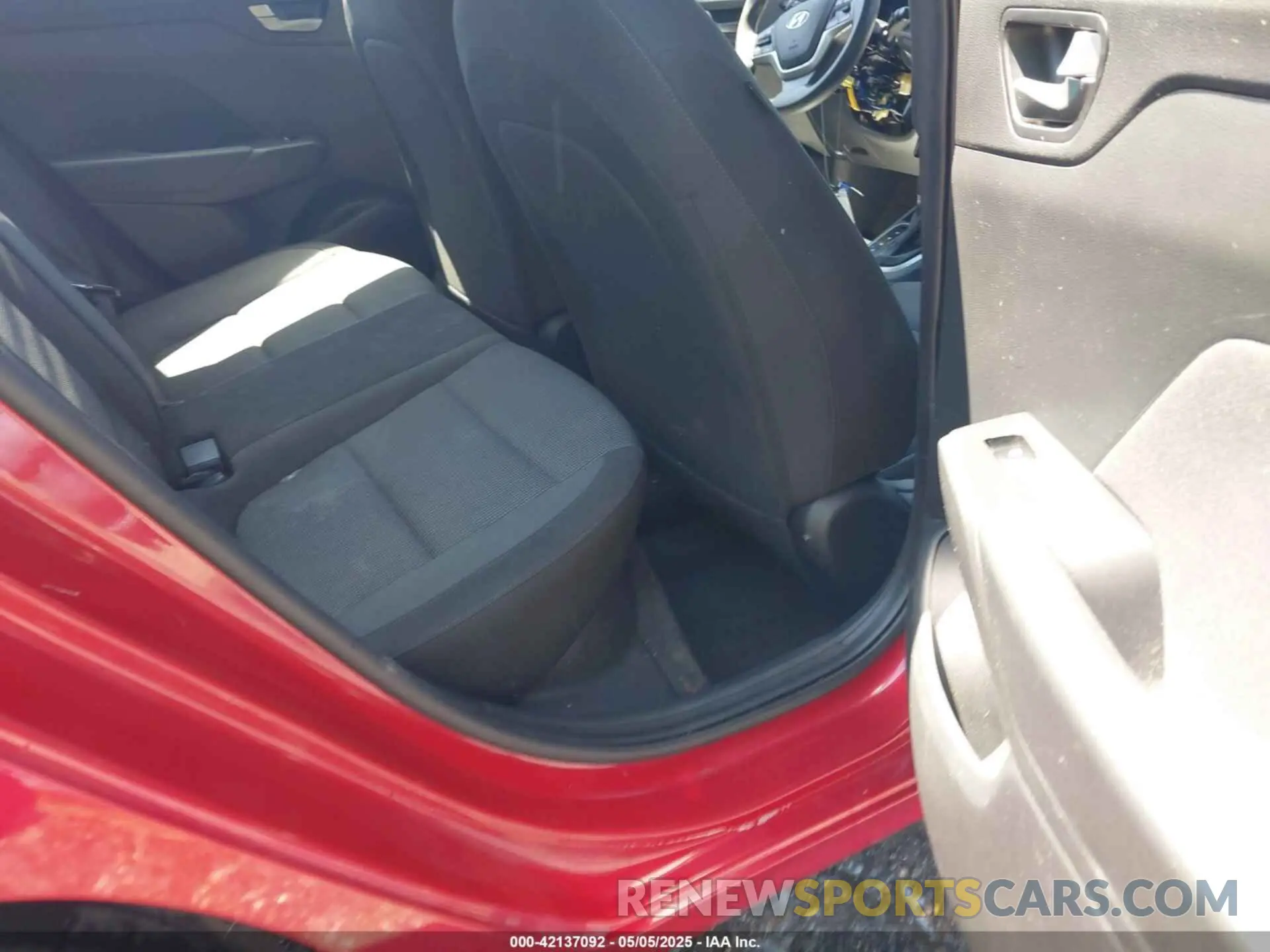 8 fotografías del automóvil dañado 3KPC24A67NE154530 HYUNDAI ACCENT 2022