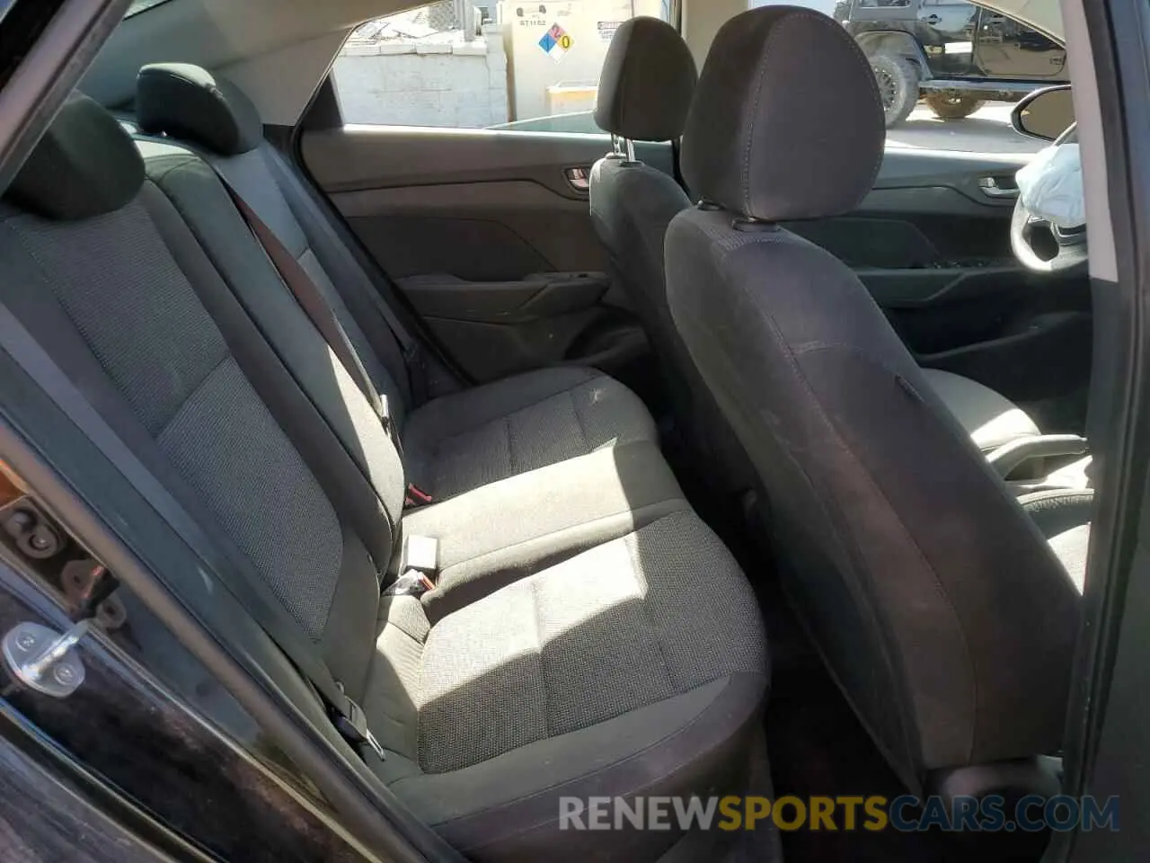 10 fotografías del automóvil dañado 3KPC24A67NE154785 HYUNDAI ACCENT 2022