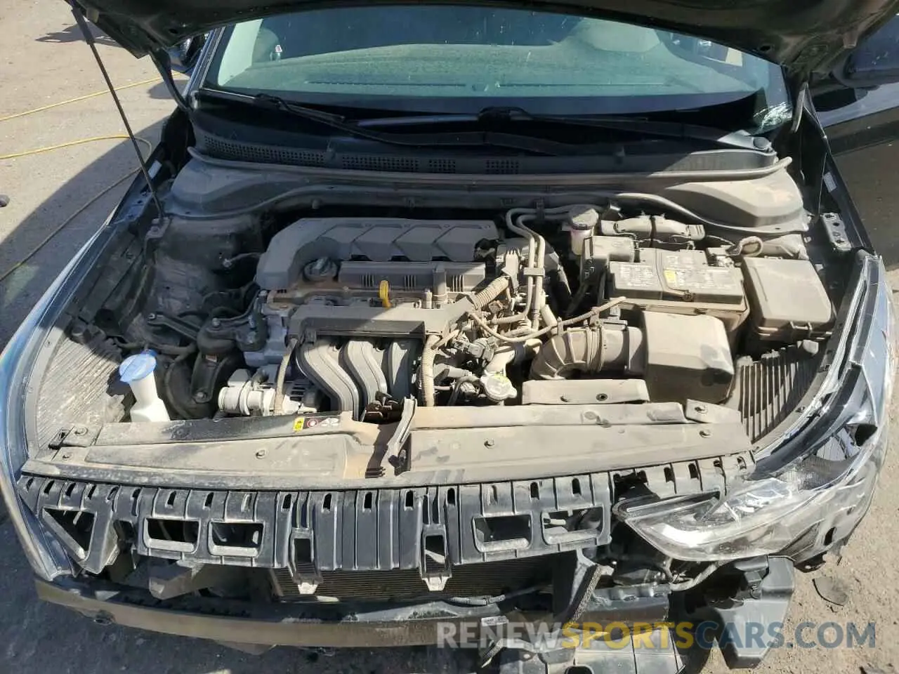 11 fotografías del automóvil dañado 3KPC24A67NE154785 HYUNDAI ACCENT 2022