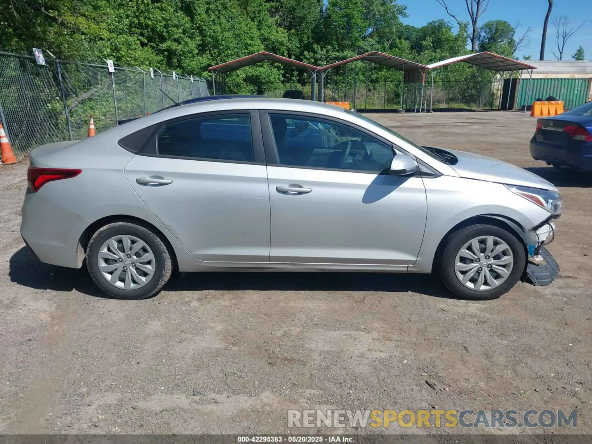 13 fotografías del automóvil dañado 3KPC24A67NE179136 HYUNDAI ACCENT 2022