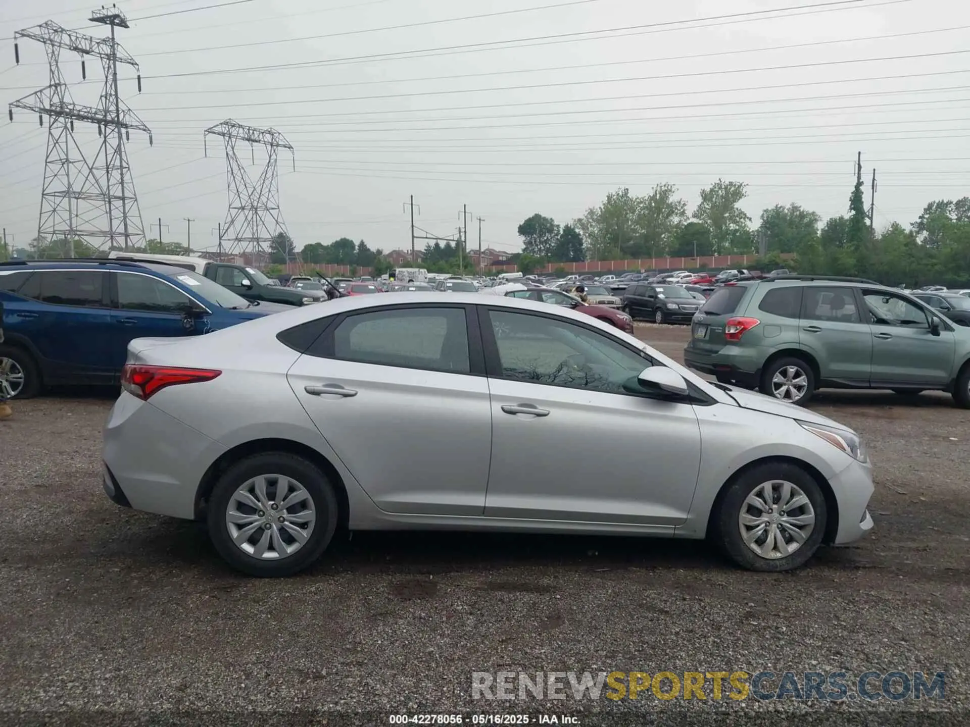 13 fotografías del automóvil dañado 3KPC24A67NE179167 HYUNDAI ACCENT 2022