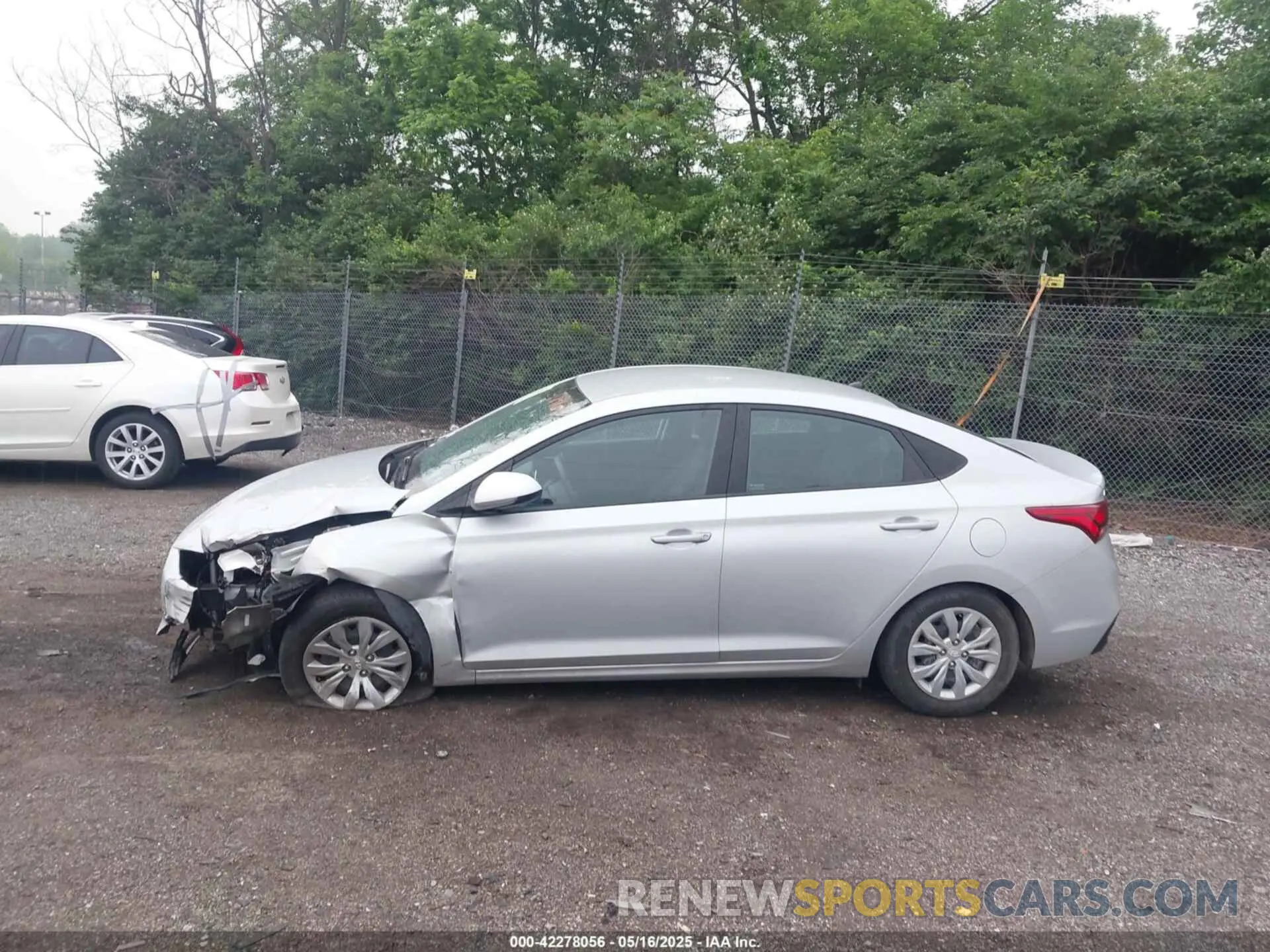 14 fotografías del automóvil dañado 3KPC24A67NE179167 HYUNDAI ACCENT 2022