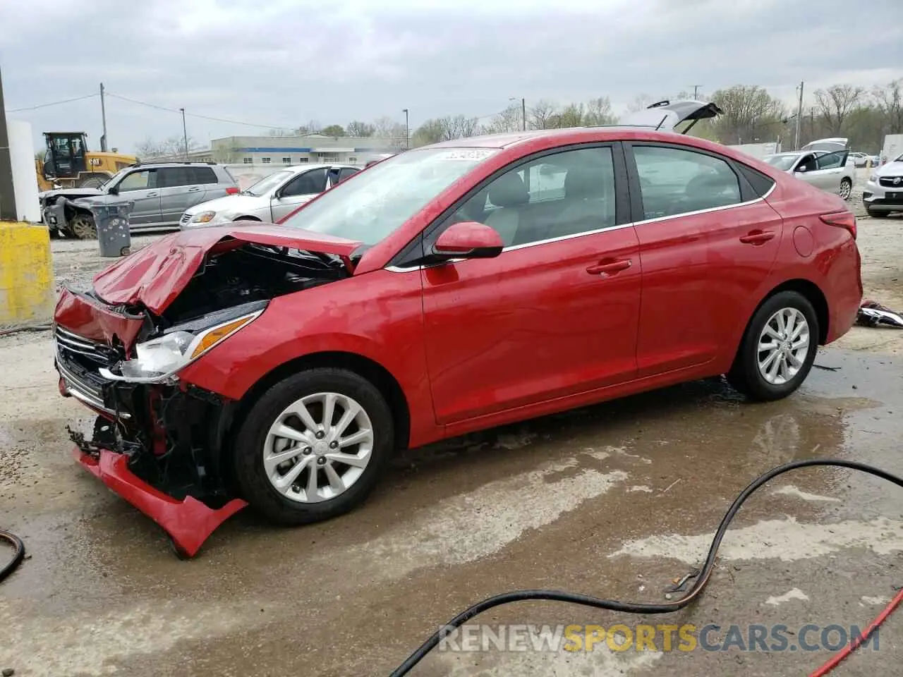 1 fotografías del automóvil dañado 3KPC24A67NE187575 HYUNDAI ACCENT 2022