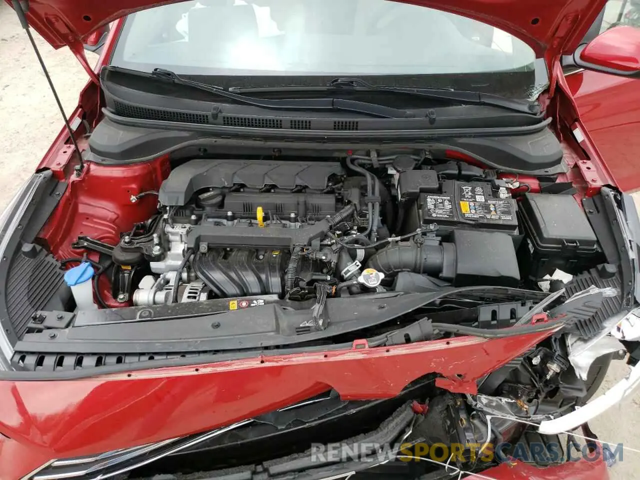 11 fotografías del automóvil dañado 3KPC24A67NE187575 HYUNDAI ACCENT 2022
