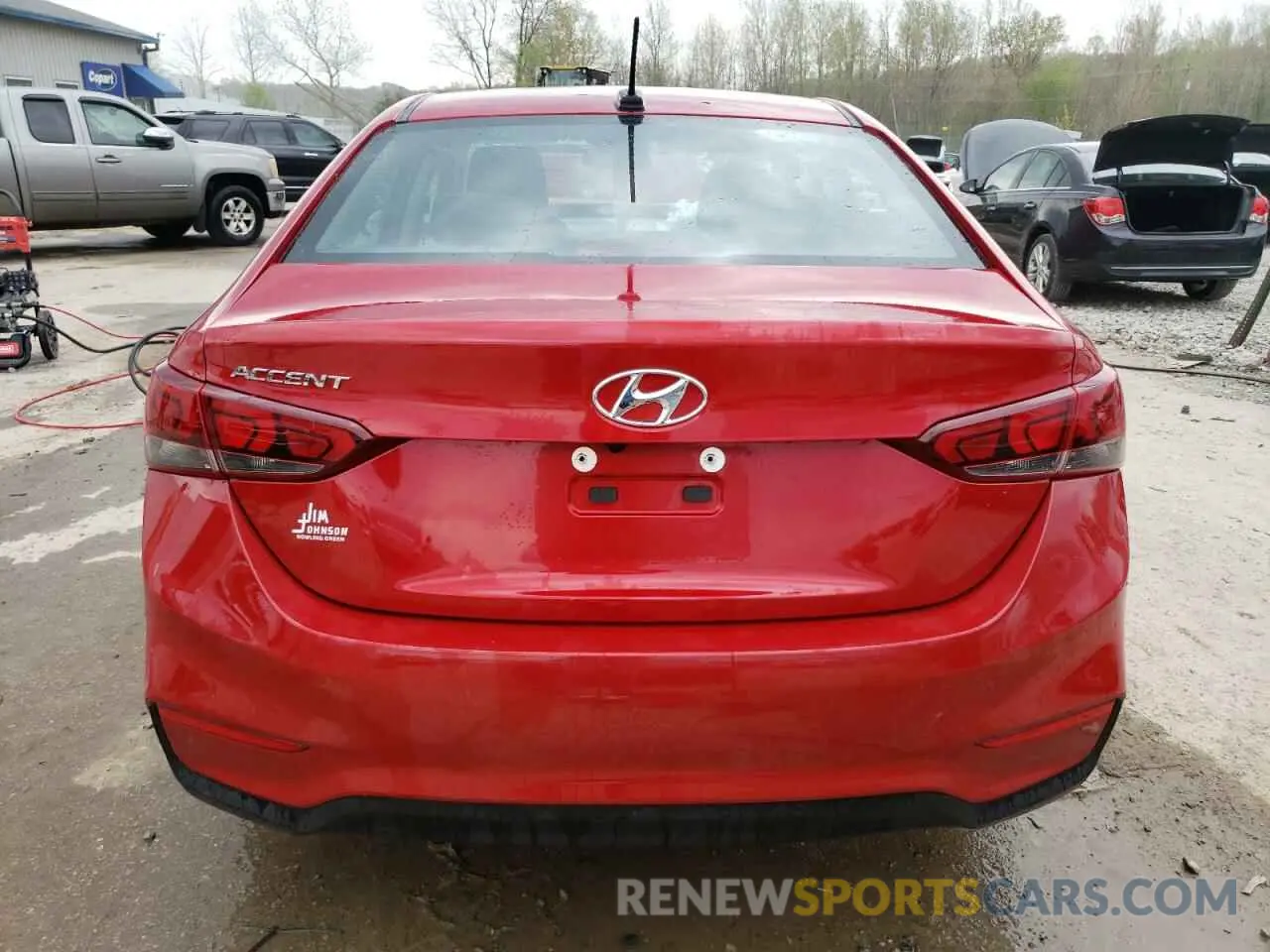 6 fotografías del automóvil dañado 3KPC24A67NE187575 HYUNDAI ACCENT 2022