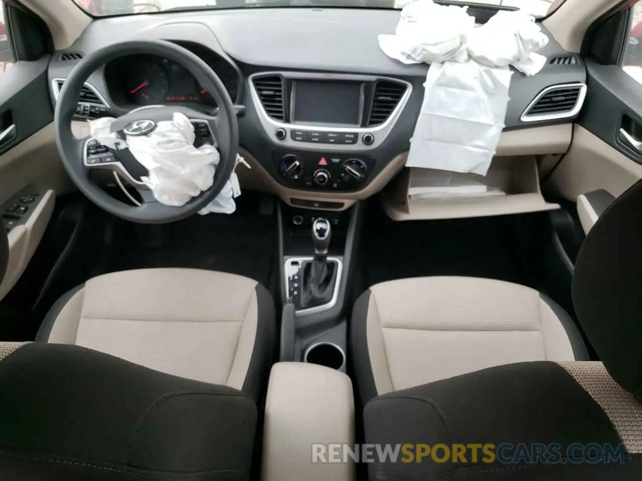 8 fotografías del automóvil dañado 3KPC24A67NE187575 HYUNDAI ACCENT 2022