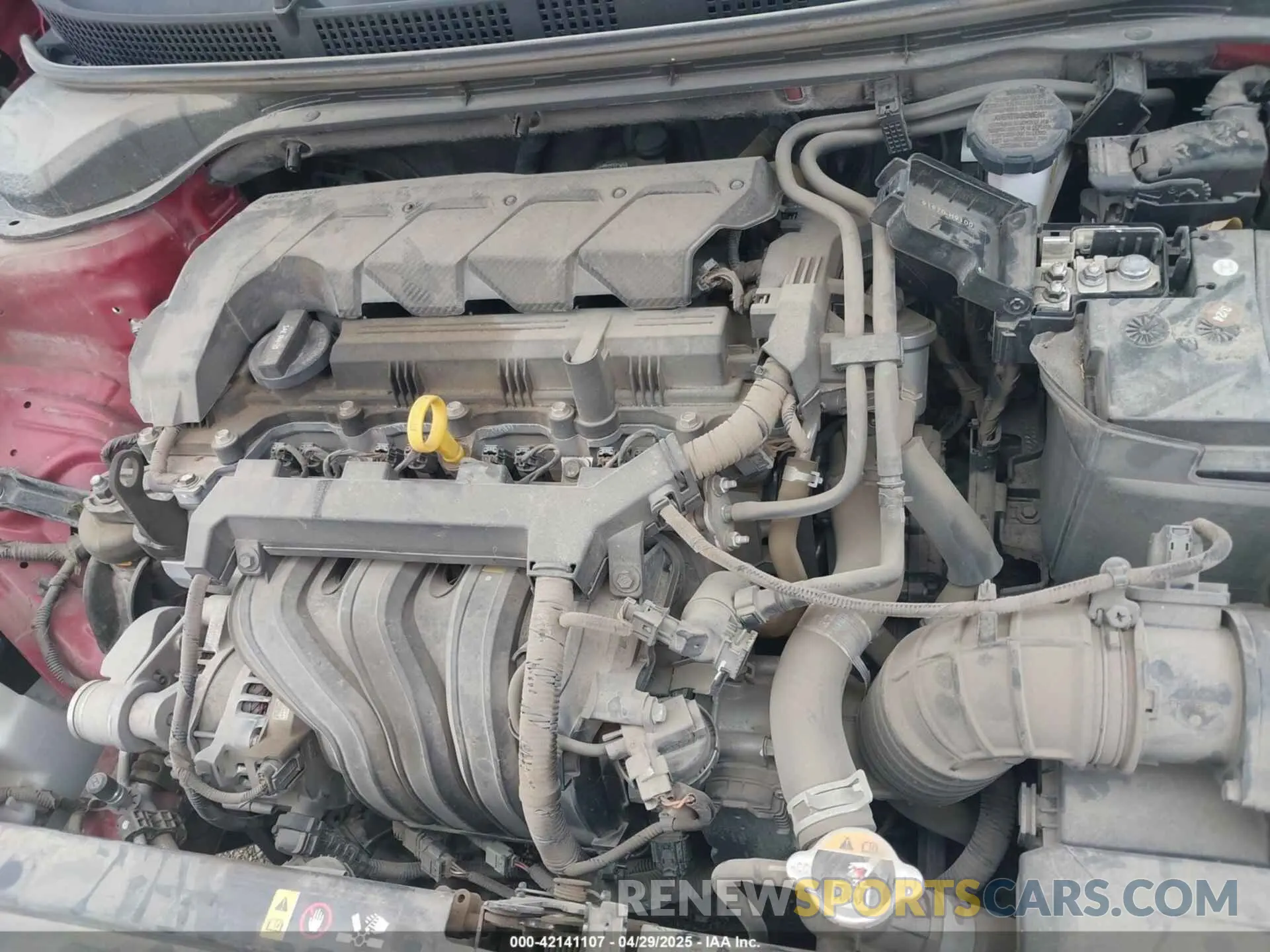 10 fotografías del automóvil dañado 3KPC24A69NE157588 HYUNDAI ACCENT 2022