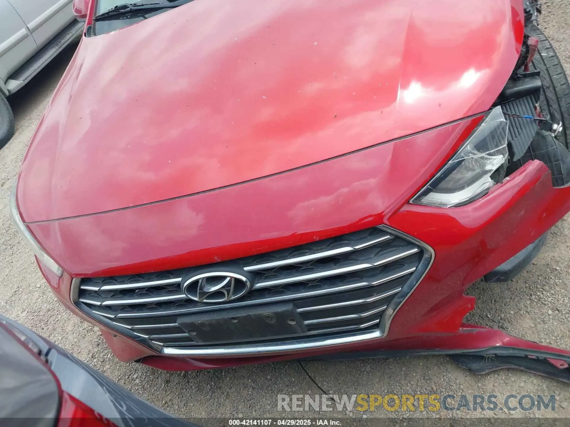 12 fotografías del automóvil dañado 3KPC24A69NE157588 HYUNDAI ACCENT 2022
