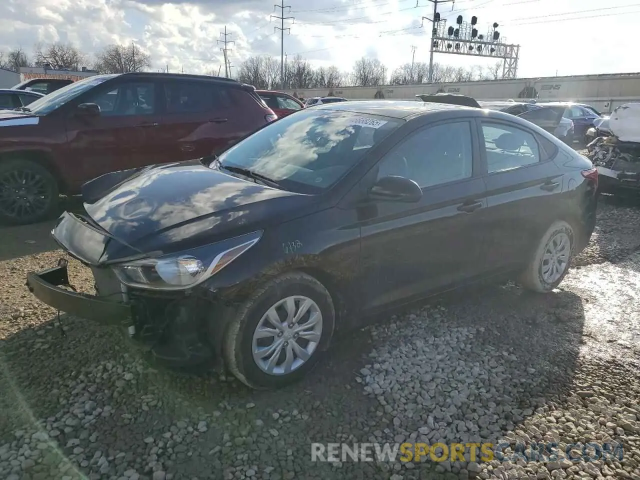 1 fotografías del automóvil dañado 3KPC24A69NE161057 HYUNDAI ACCENT 2022