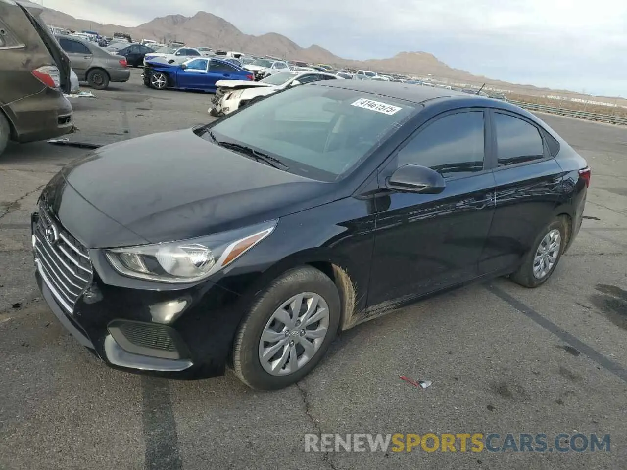 1 fotografías del automóvil dañado 3KPC24A69NE174133 HYUNDAI ACCENT 2022