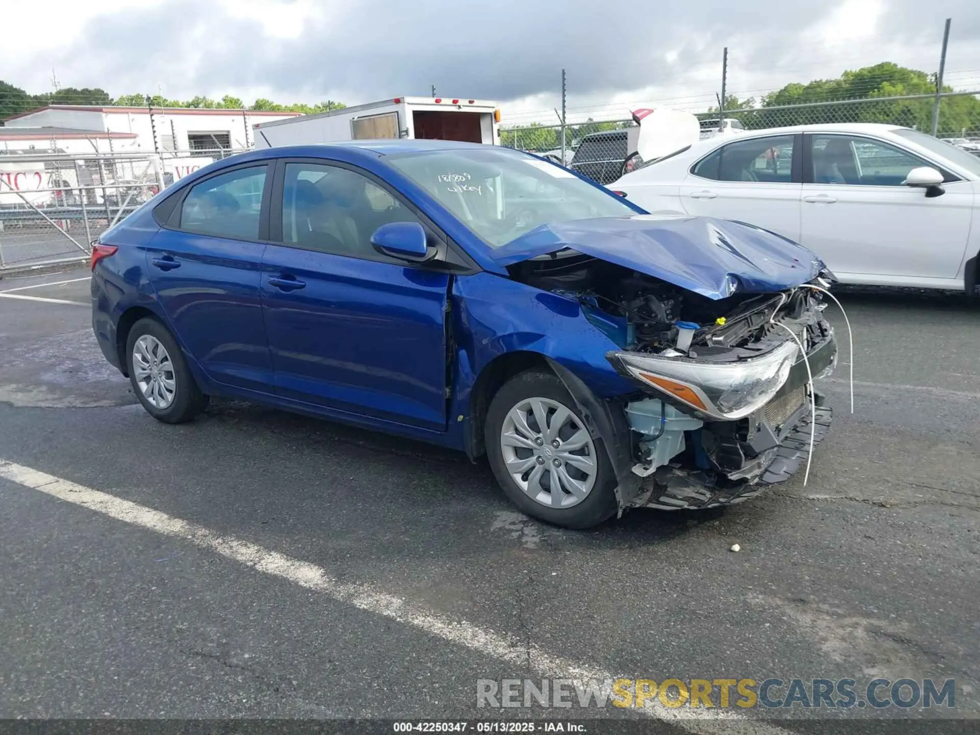 1 fotografías del automóvil dañado 3KPC24A69NE181809 HYUNDAI ACCENT 2022