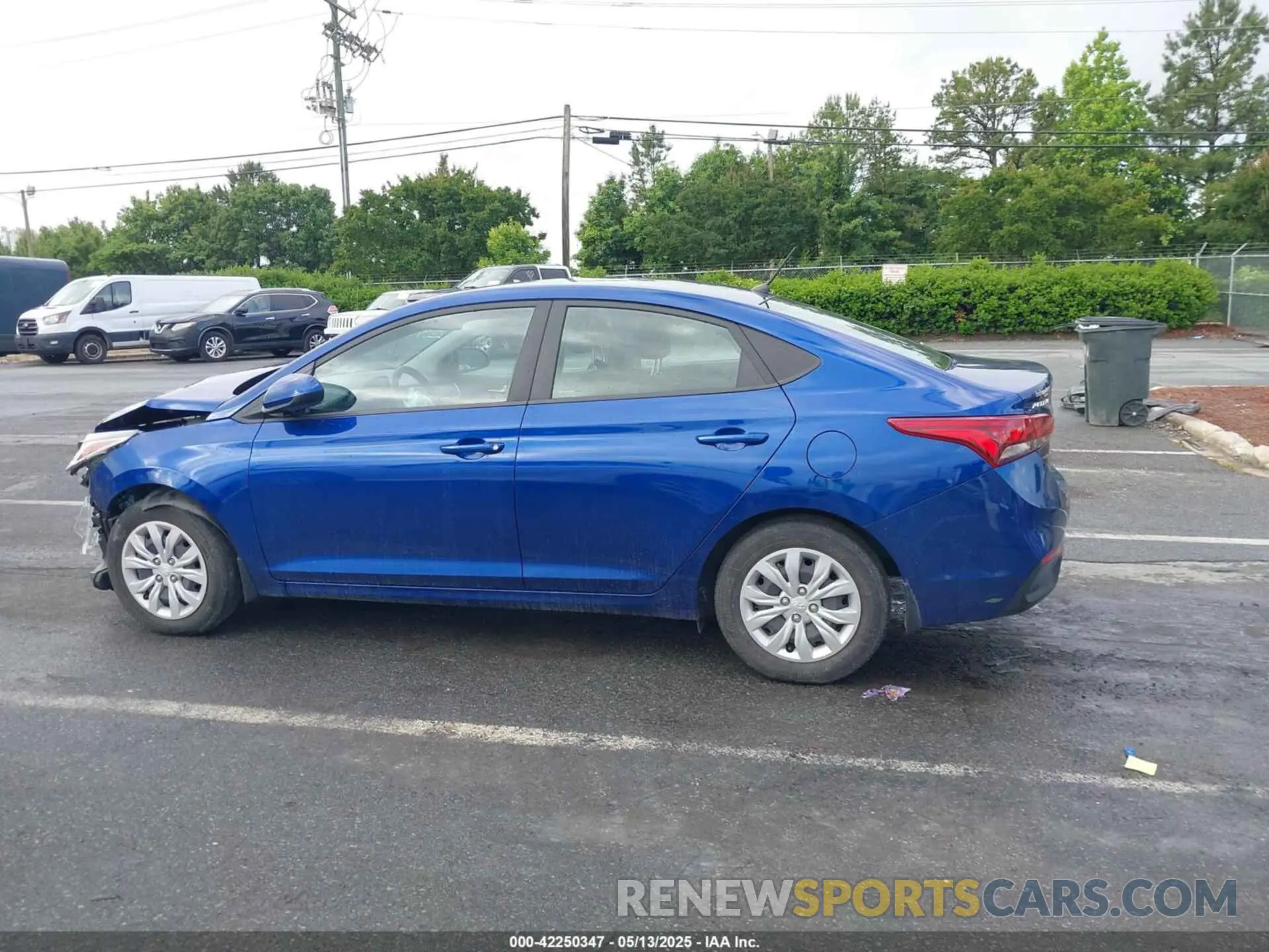 14 fotografías del automóvil dañado 3KPC24A69NE181809 HYUNDAI ACCENT 2022