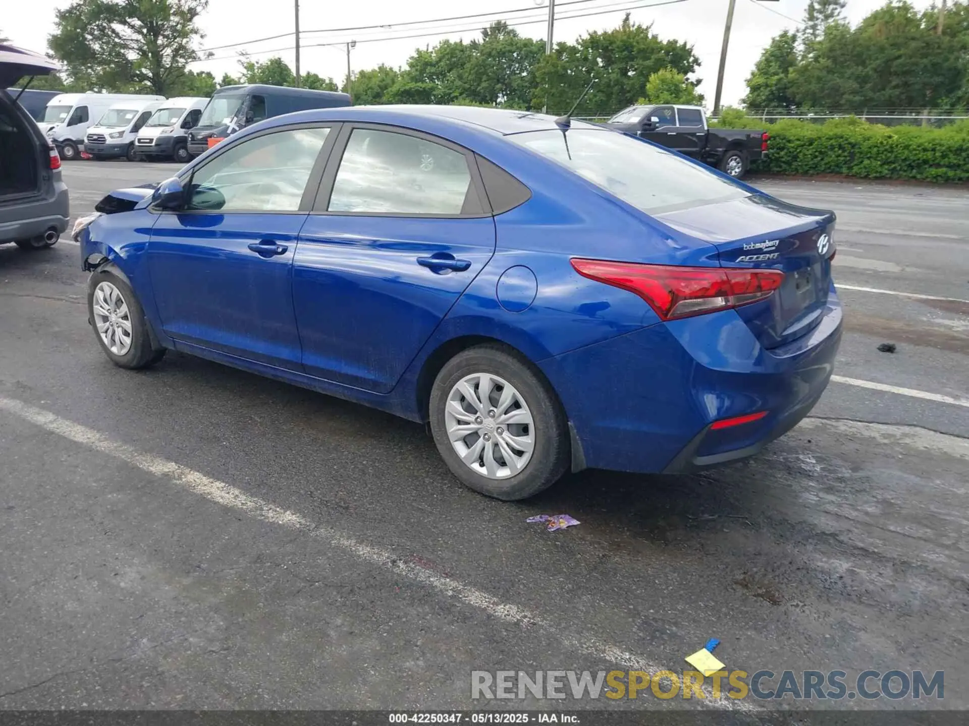 3 fotografías del automóvil dañado 3KPC24A69NE181809 HYUNDAI ACCENT 2022