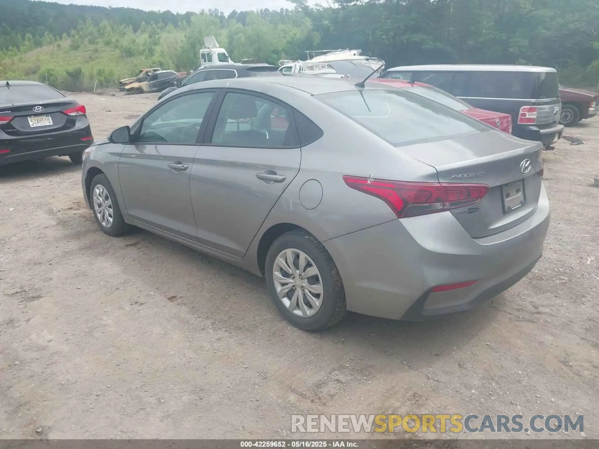 3 fotografías del automóvil dañado 3KPC24A69NE183575 HYUNDAI ACCENT 2022