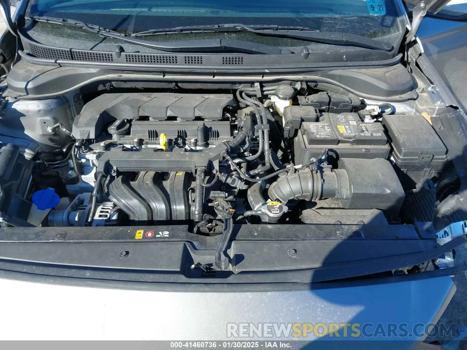 10 fotografías del automóvil dañado 3KPC24A69NE183673 HYUNDAI ACCENT 2022