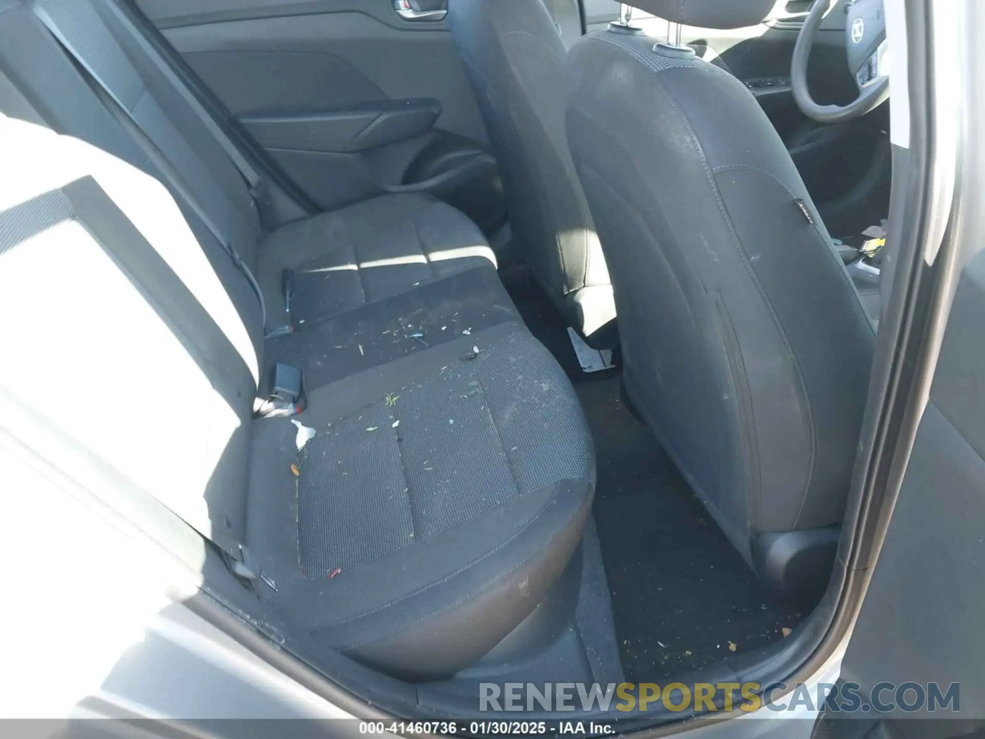 8 fotografías del automóvil dañado 3KPC24A69NE183673 HYUNDAI ACCENT 2022