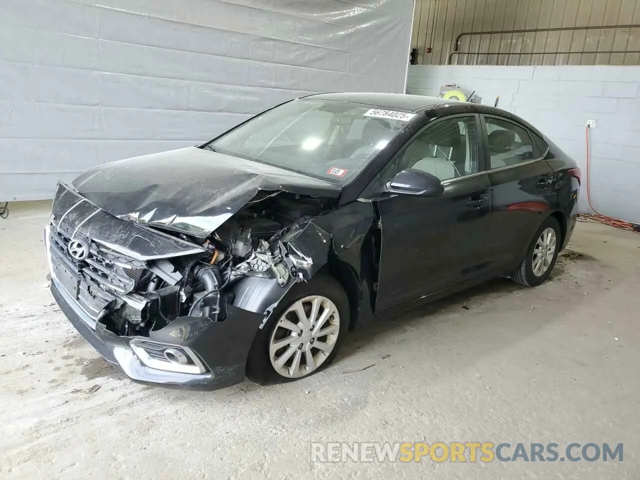1 fotografías del automóvil dañado 3KPC24A6XNE153761 HYUNDAI ACCENT 2022