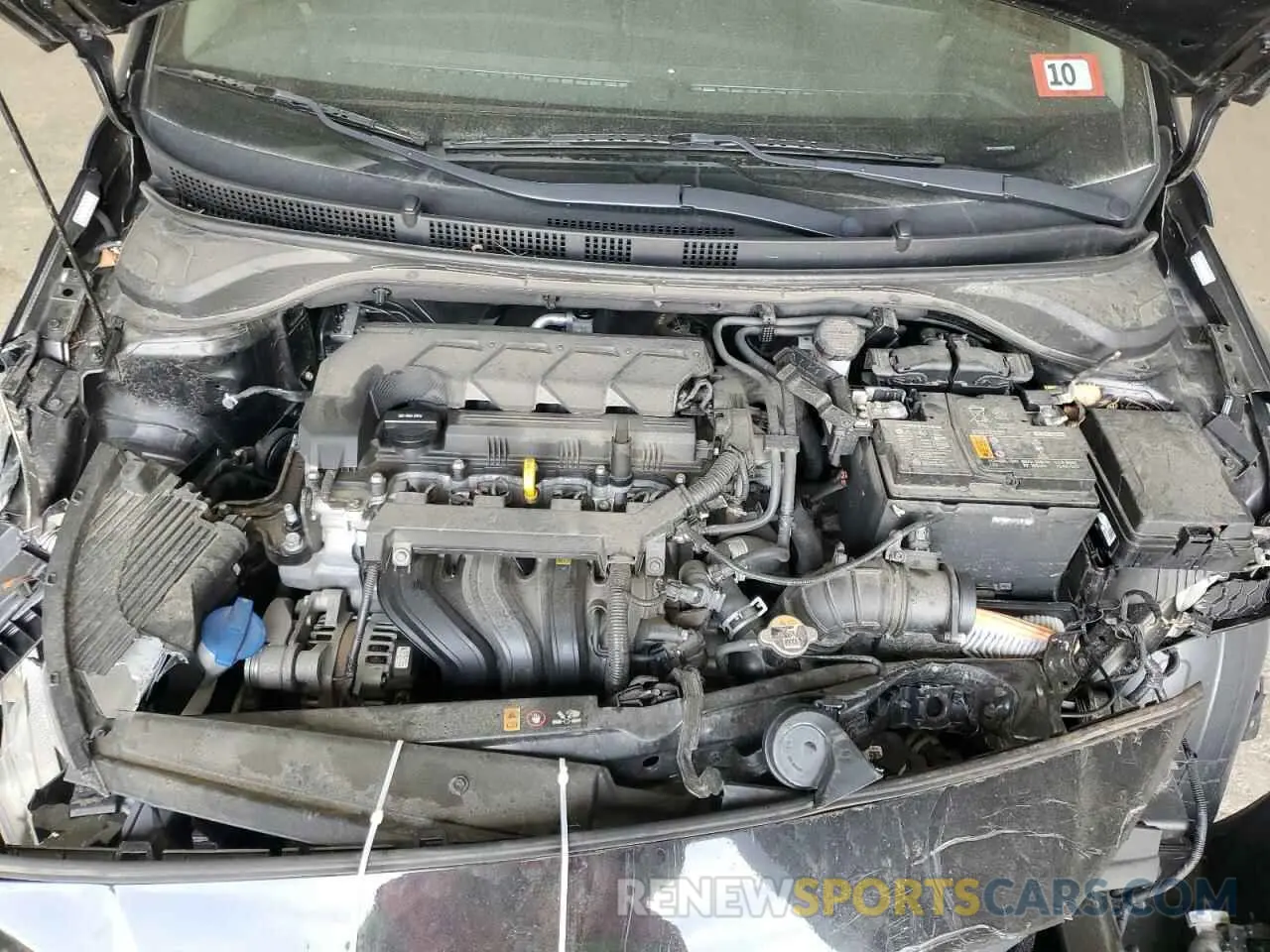 11 fotografías del automóvil dañado 3KPC24A6XNE153761 HYUNDAI ACCENT 2022