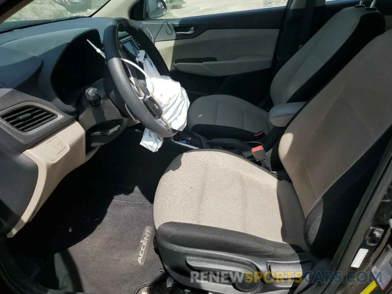7 fotografías del automóvil dañado 3KPC24A6XNE153761 HYUNDAI ACCENT 2022