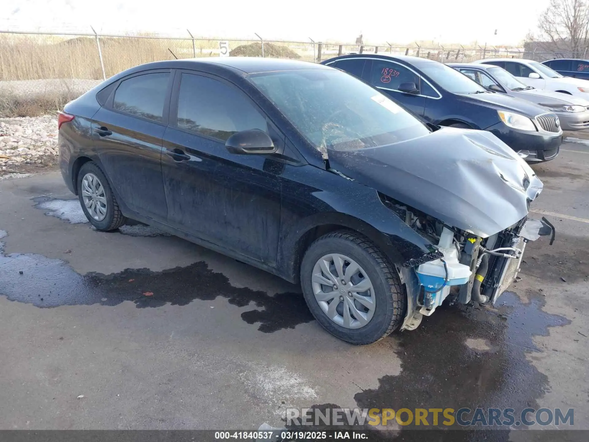 1 fotografías del automóvil dañado 3KPC24A6XNE162945 HYUNDAI ACCENT 2022
