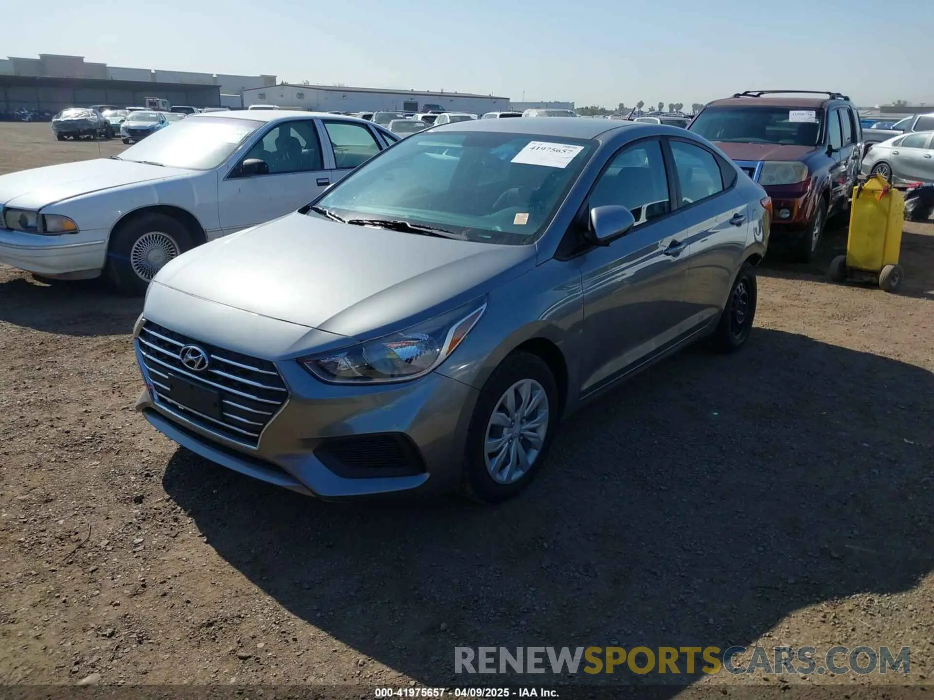 2 fotografías del automóvil dañado 3KPC24A6XNE164078 HYUNDAI ACCENT 2022