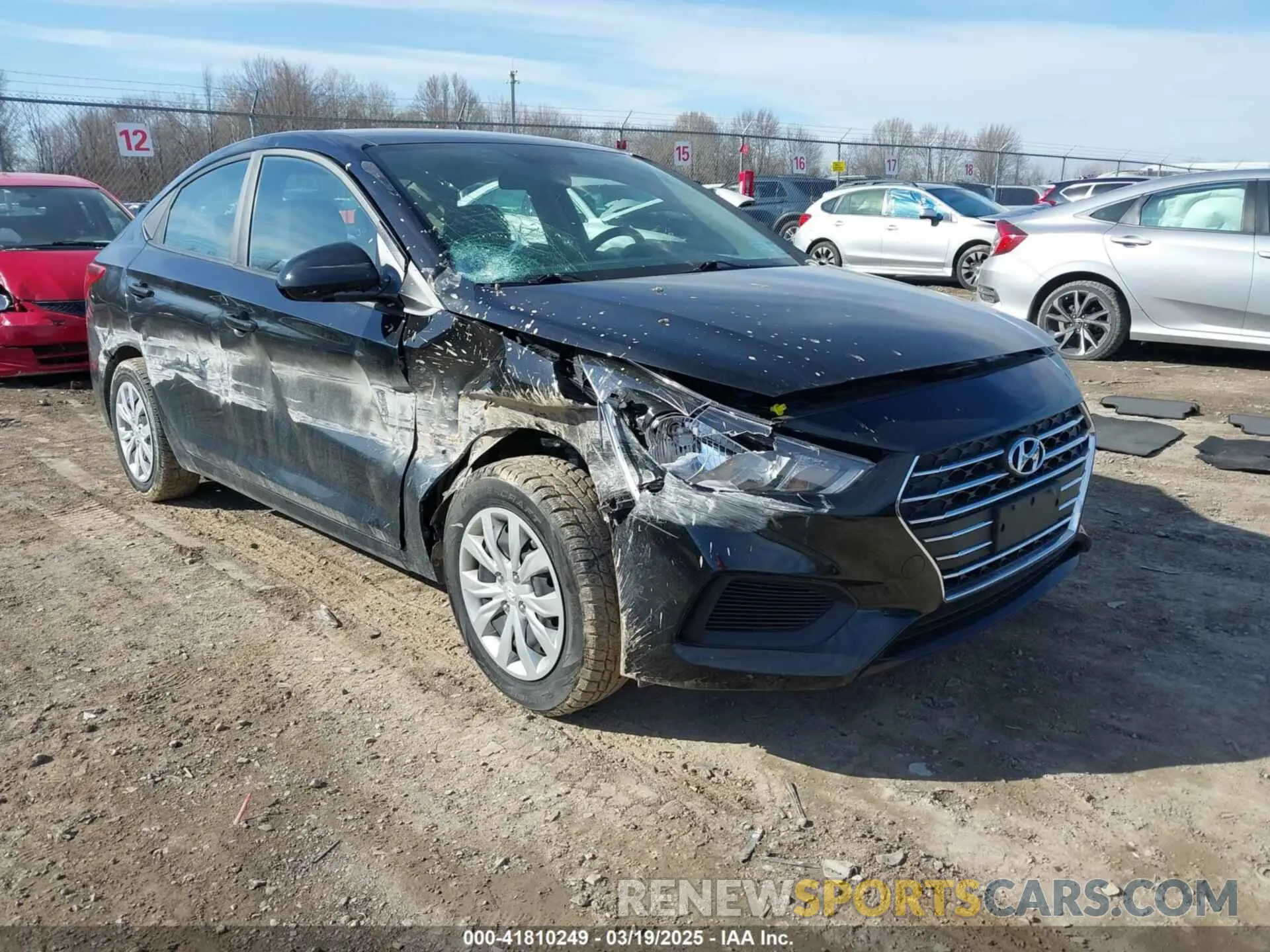 1 fotografías del automóvil dañado 3KPC24A6XNE166753 HYUNDAI ACCENT 2022