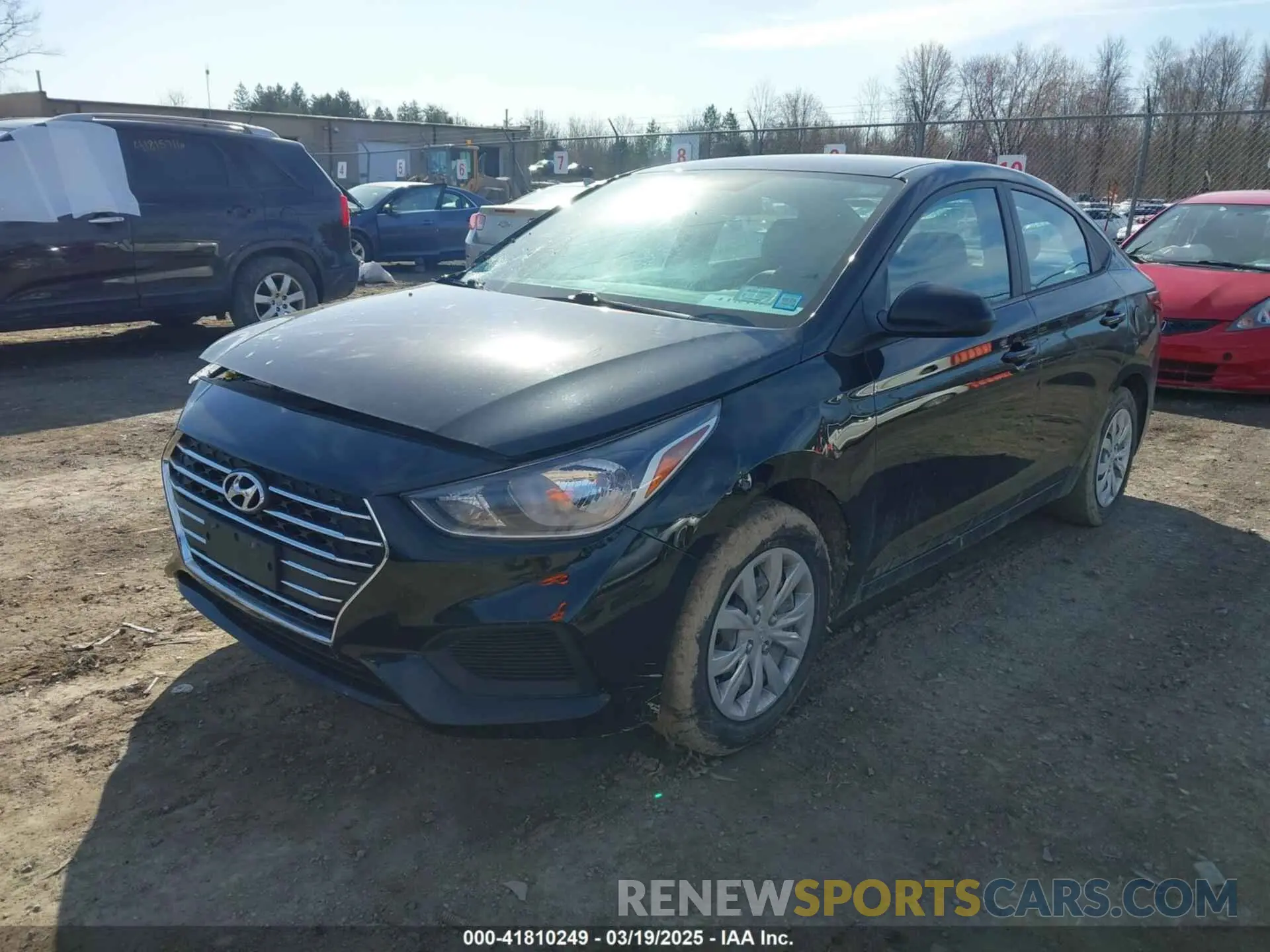 2 fotografías del automóvil dañado 3KPC24A6XNE166753 HYUNDAI ACCENT 2022
