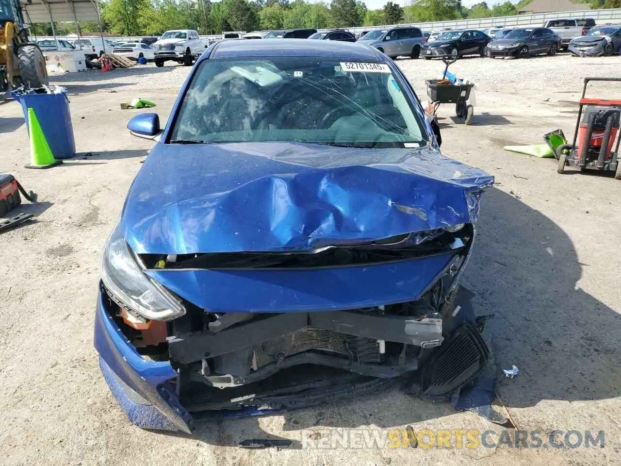 5 fotografías del automóvil dañado 3KPC24A6XNE168048 HYUNDAI ACCENT 2022