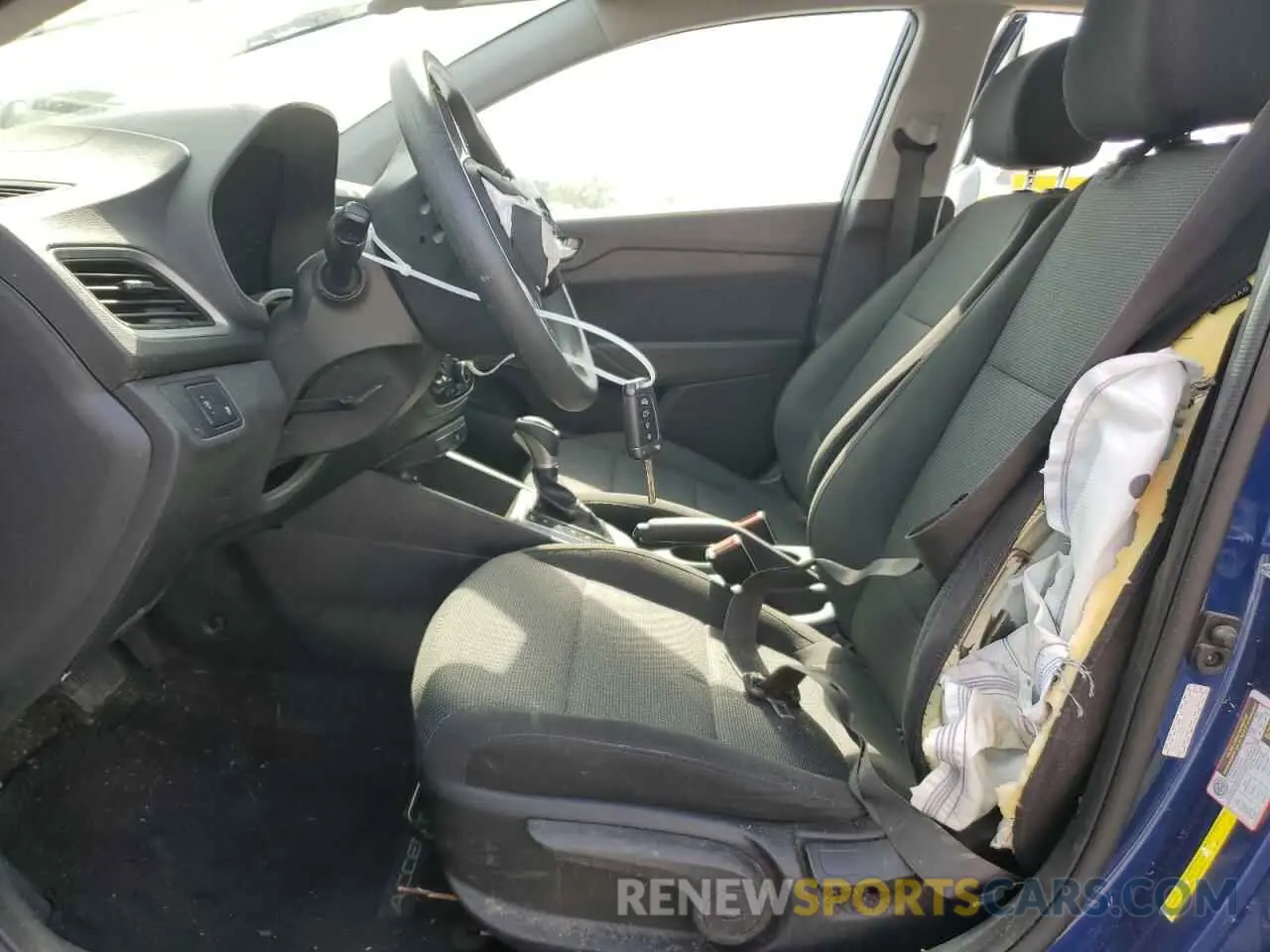 7 fotografías del automóvil dañado 3KPC24A6XNE168048 HYUNDAI ACCENT 2022