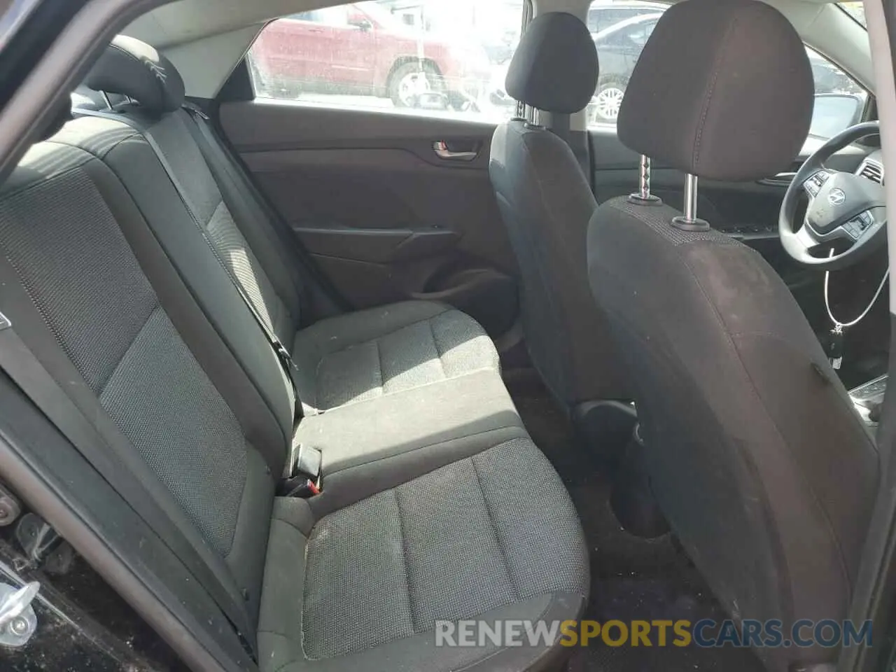 10 fotografías del automóvil dañado 3KPC24A6XNE172116 HYUNDAI ACCENT 2022