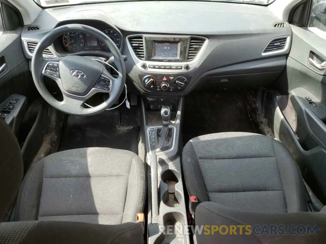 8 fotografías del automóvil dañado 3KPC24A6XNE172116 HYUNDAI ACCENT 2022