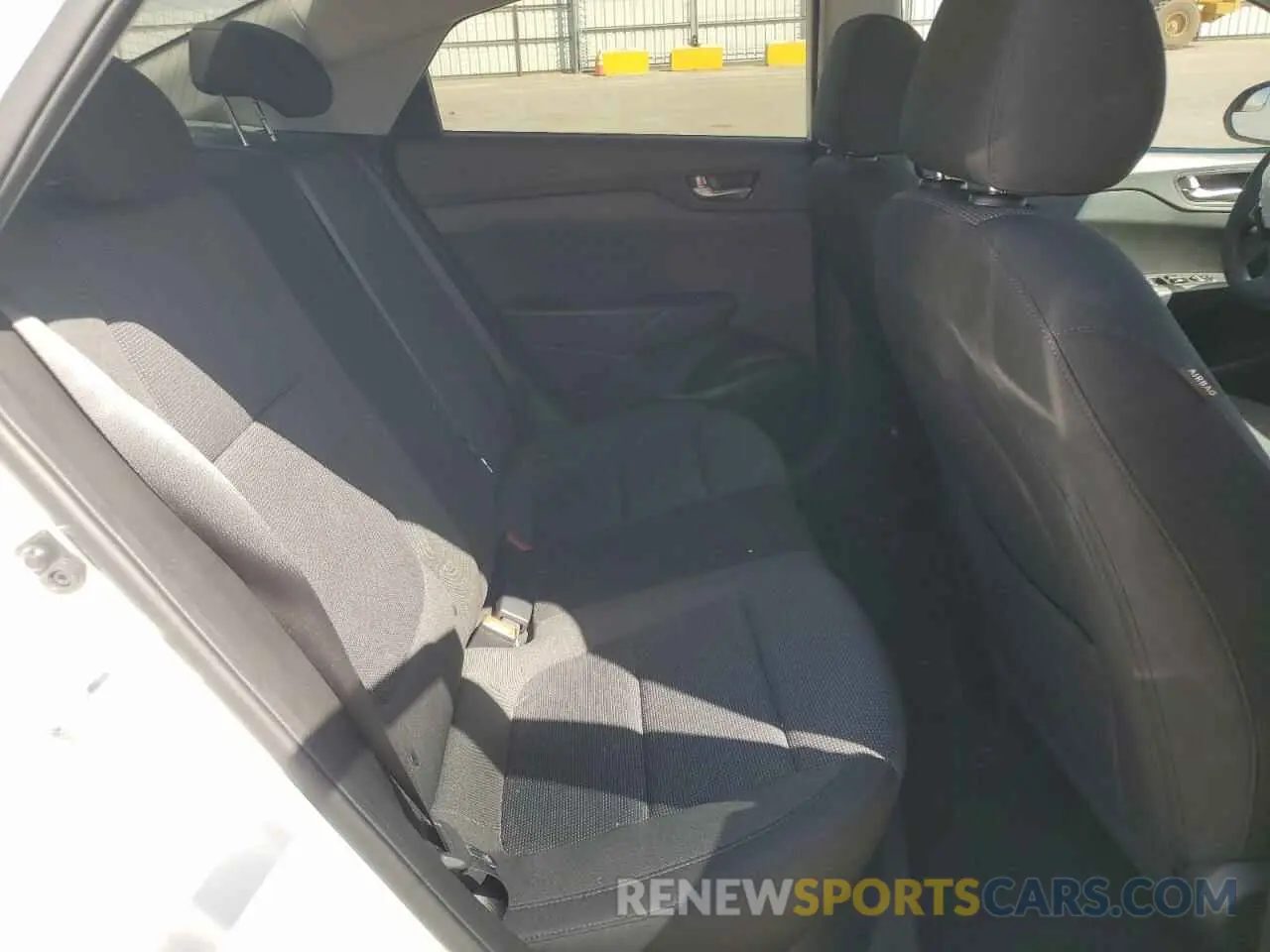 10 fotografías del automóvil dañado 3KPC24A6XNE173721 HYUNDAI ACCENT 2022