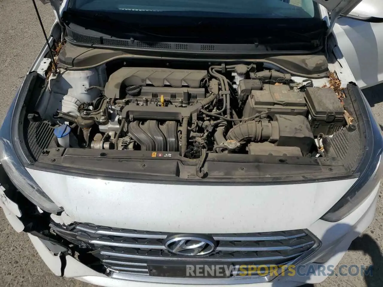 11 fotografías del automóvil dañado 3KPC24A6XNE173721 HYUNDAI ACCENT 2022