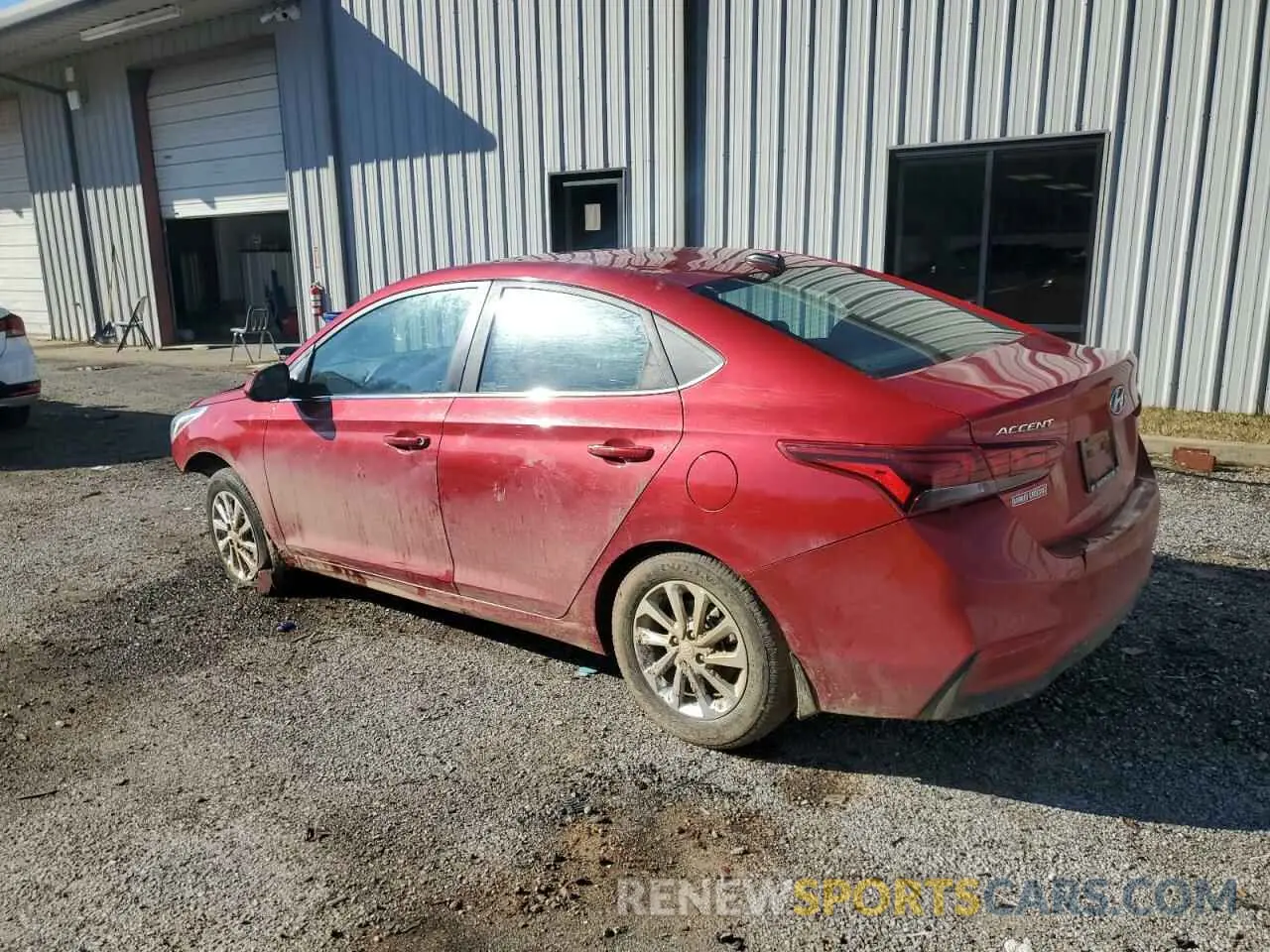 2 fotografías del automóvil dañado 3KPC24A6XNE176571 HYUNDAI ACCENT 2022