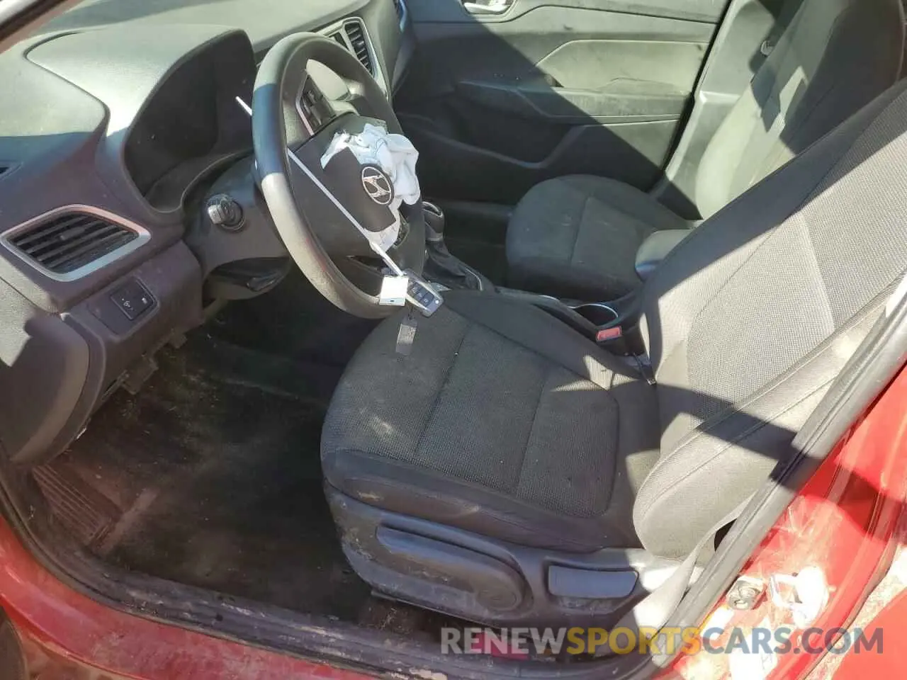 7 fotografías del automóvil dañado 3KPC24A6XNE176571 HYUNDAI ACCENT 2022