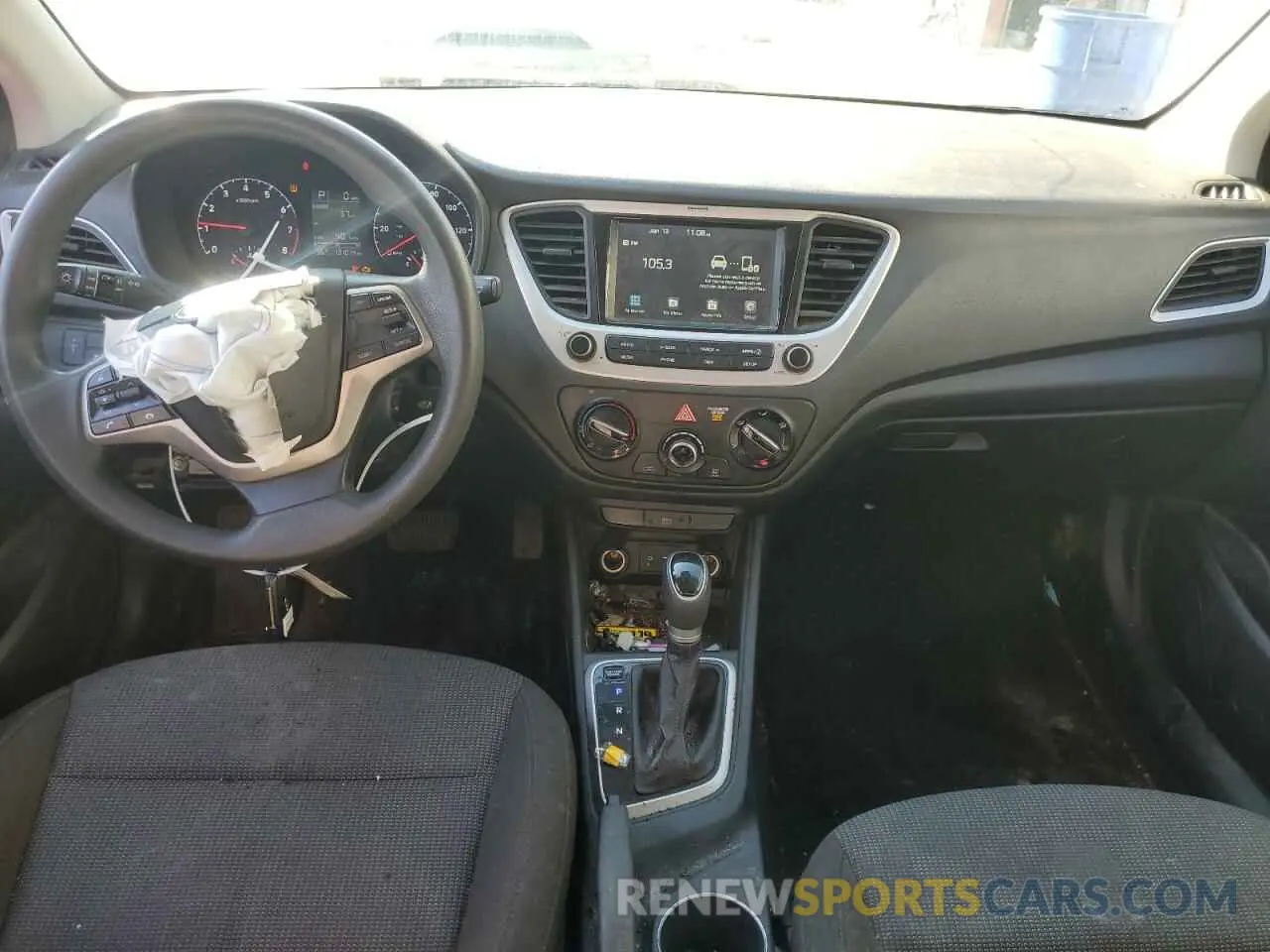 8 fotografías del automóvil dañado 3KPC24A6XNE176571 HYUNDAI ACCENT 2022