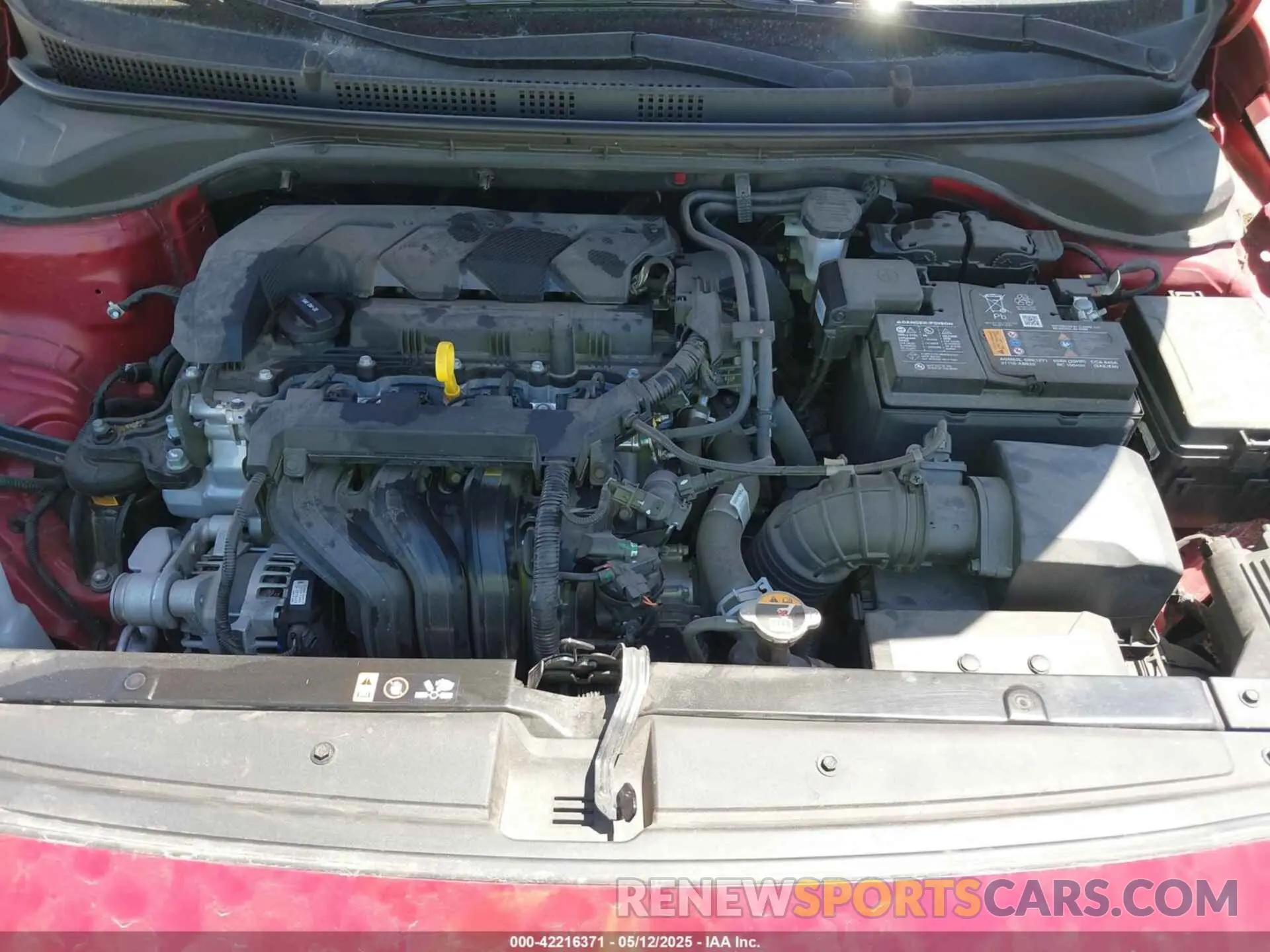 10 fotografías del automóvil dañado 3KPC24A6XNE183245 HYUNDAI ACCENT 2022