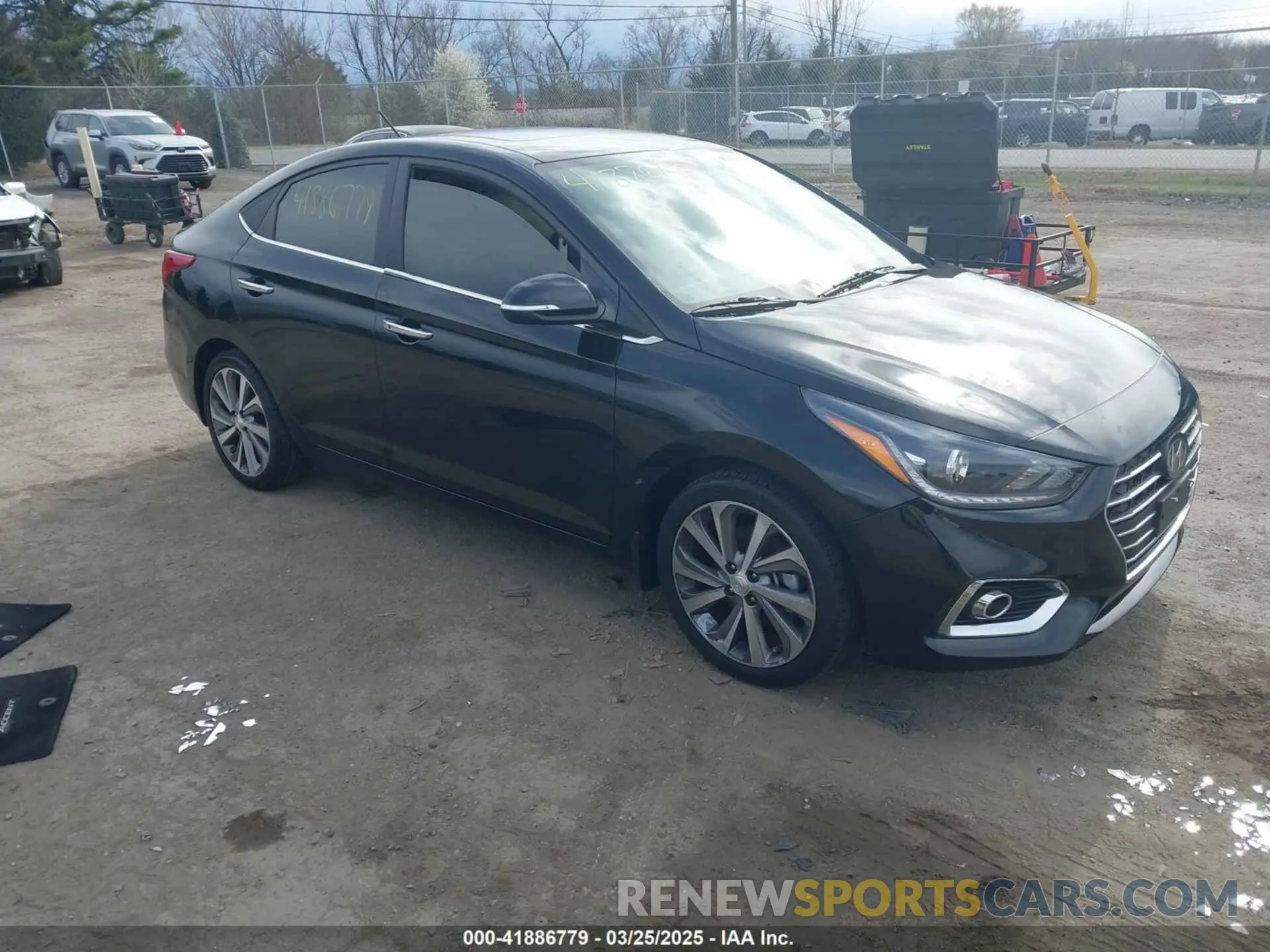 1 fotografías del automóvil dañado 3KPC34A62NE170759 HYUNDAI ACCENT 2022