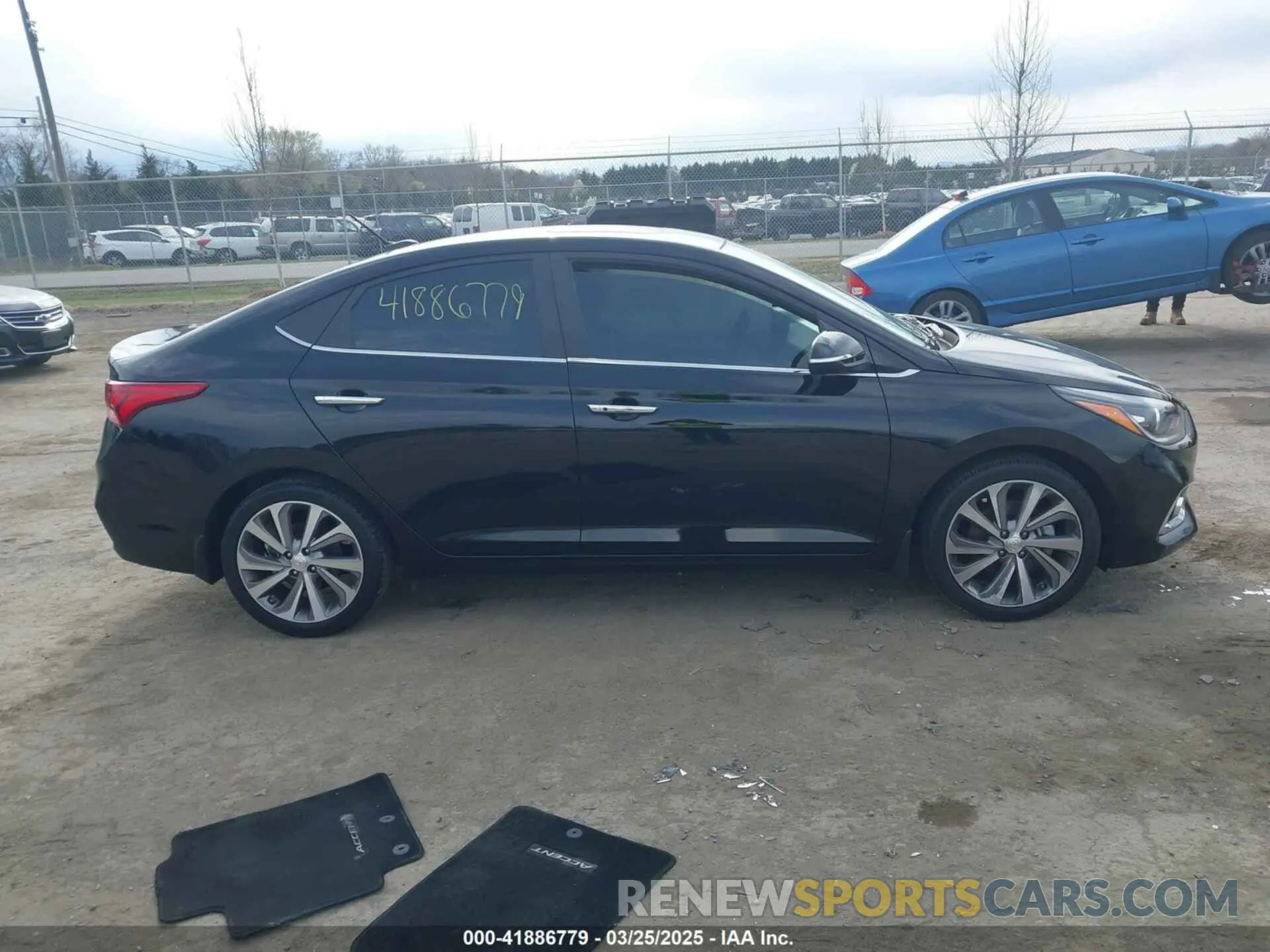 12 fotografías del automóvil dañado 3KPC34A62NE170759 HYUNDAI ACCENT 2022