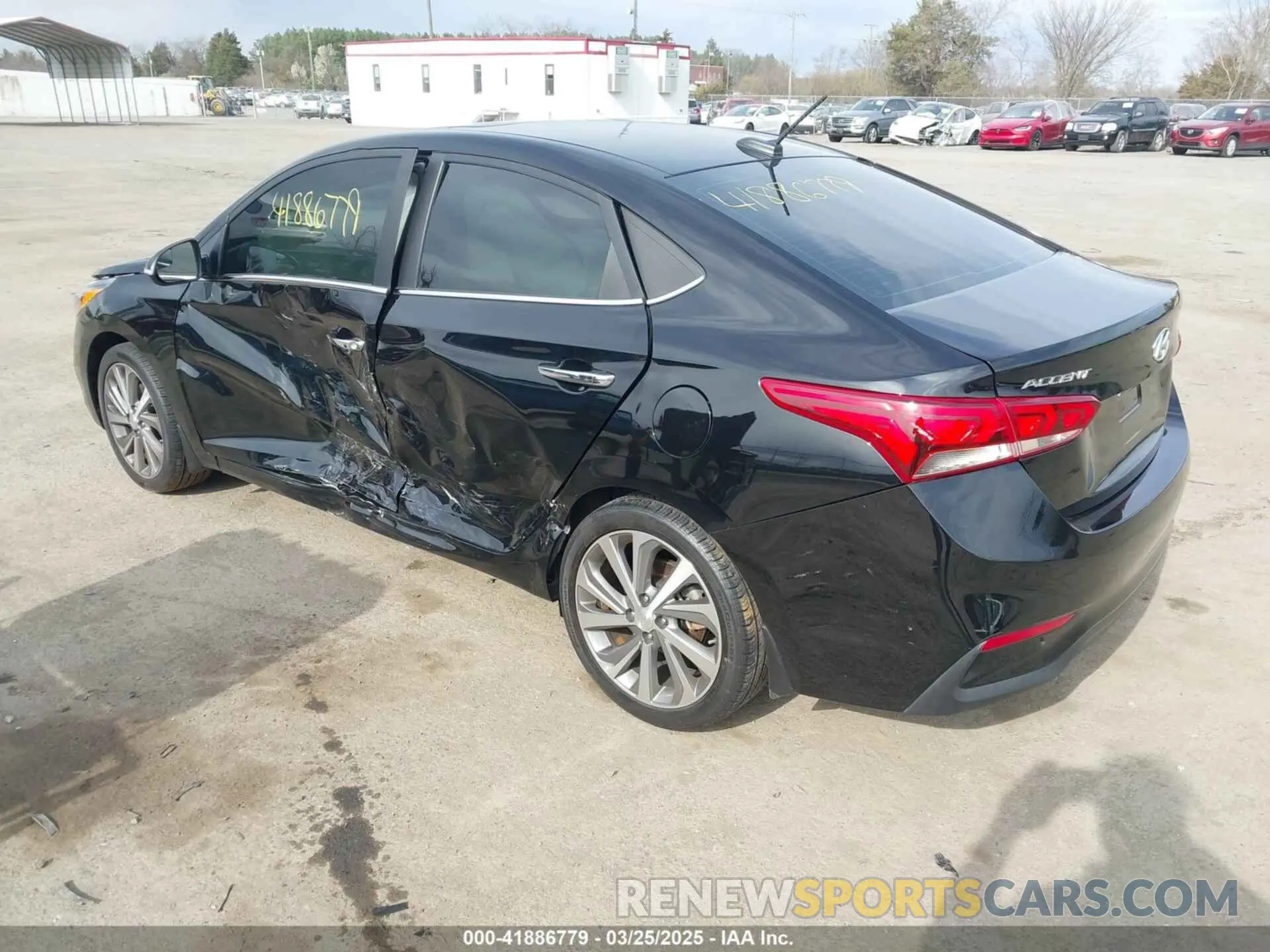 3 fotografías del automóvil dañado 3KPC34A62NE170759 HYUNDAI ACCENT 2022