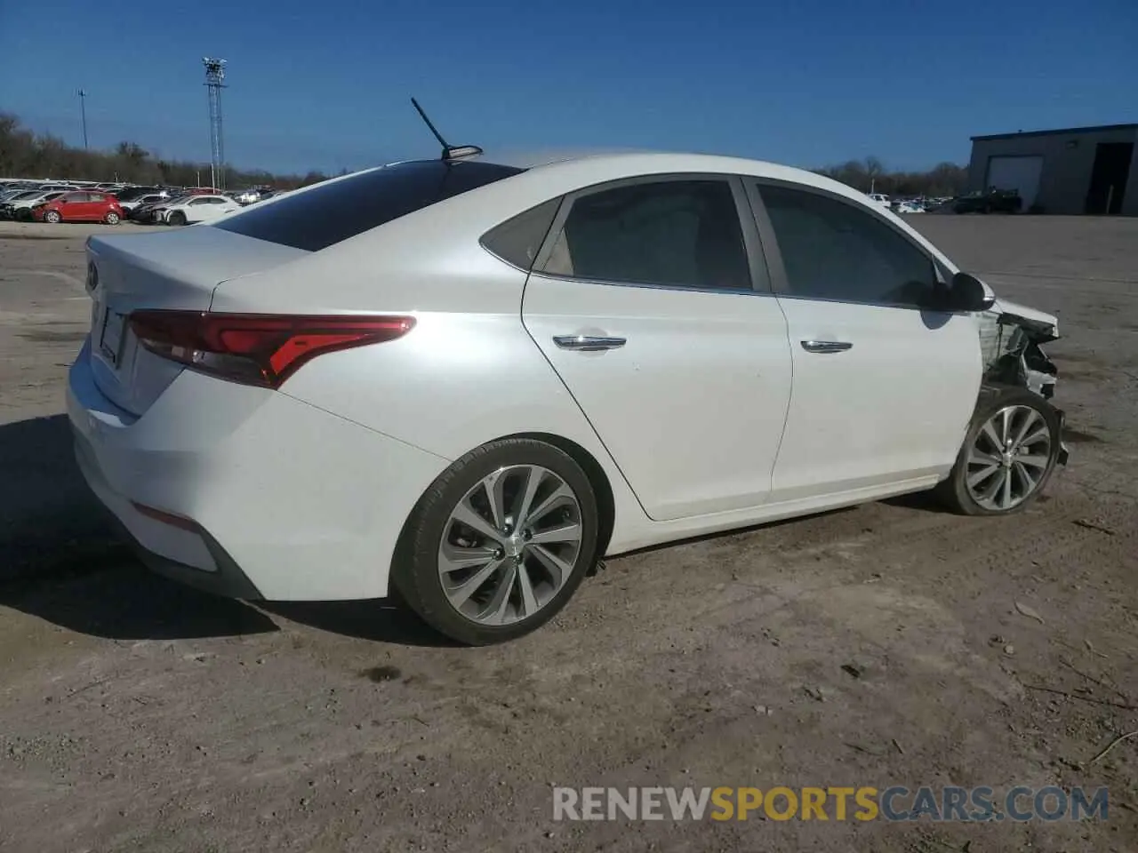 3 fotografías del automóvil dañado 3KPC34A64NE188986 HYUNDAI ACCENT 2022