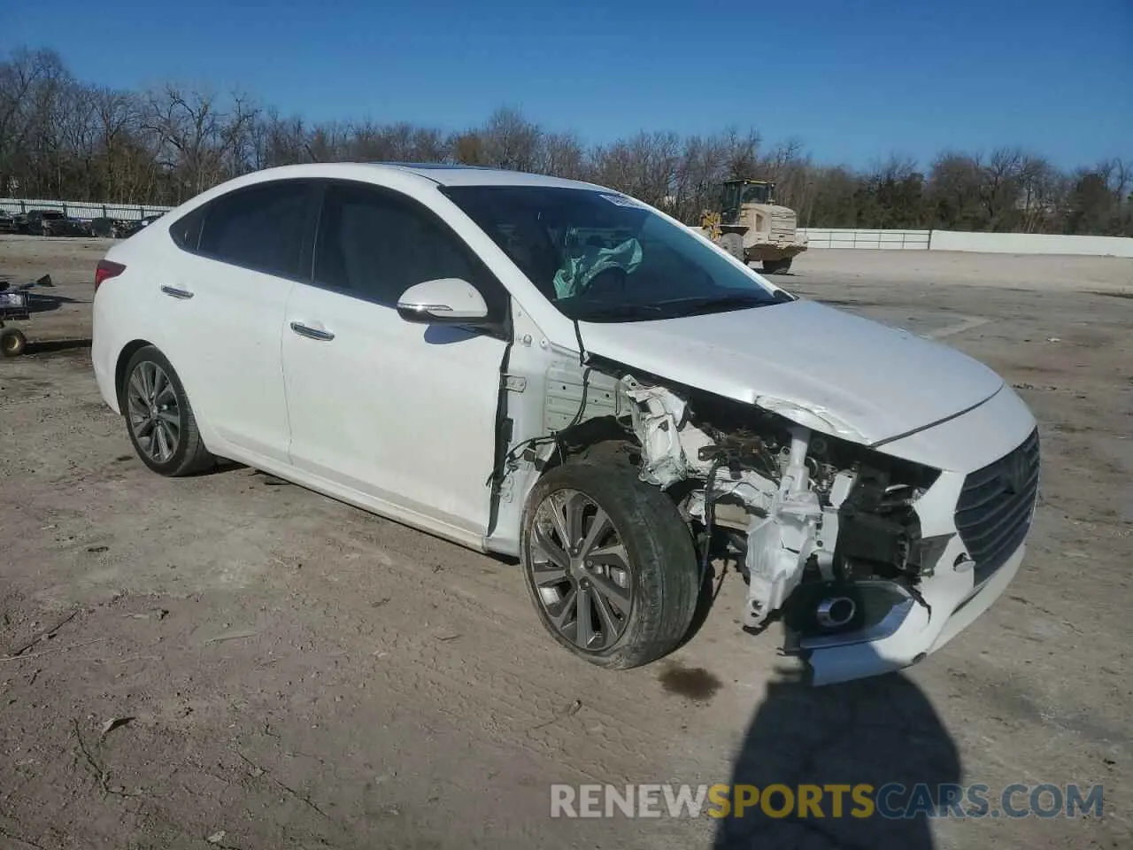 4 fotografías del automóvil dañado 3KPC34A64NE188986 HYUNDAI ACCENT 2022