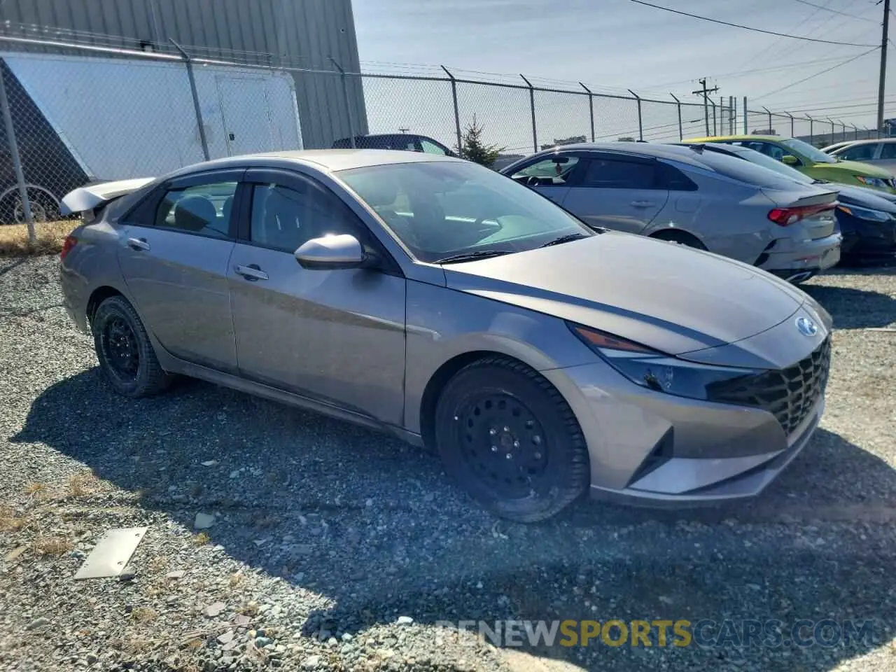 4 fotografías del automóvil dañado KMHLM4AG5PU549387 HYUNDAI ACCENT 2023