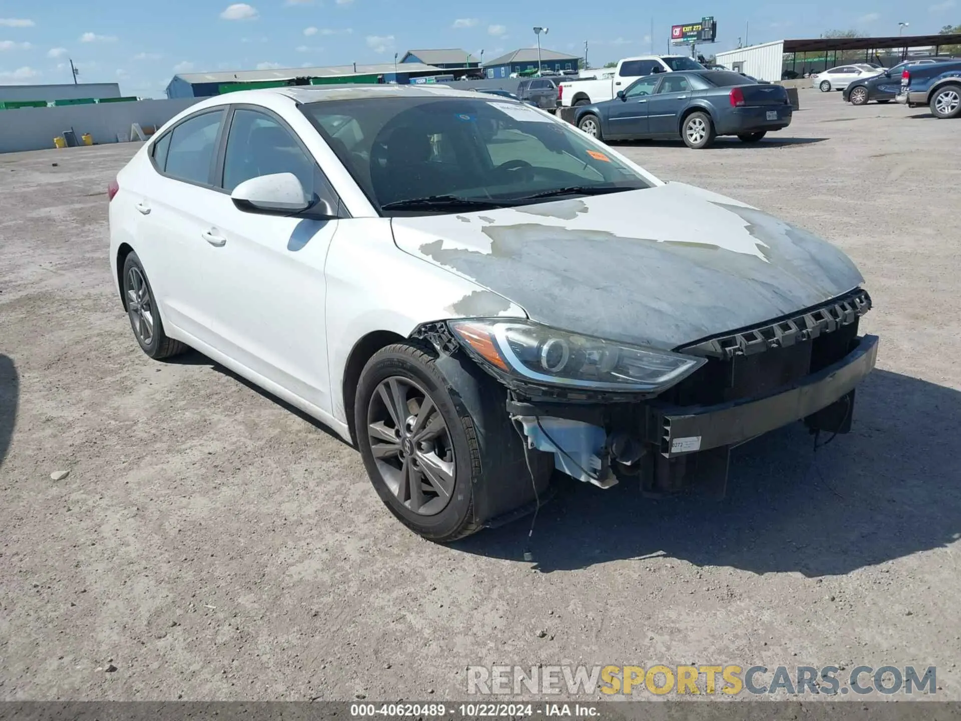 1 fotografías del automóvil dañado 5NPD84LF7HH170856 HYUNDAI ELANTRA 2017