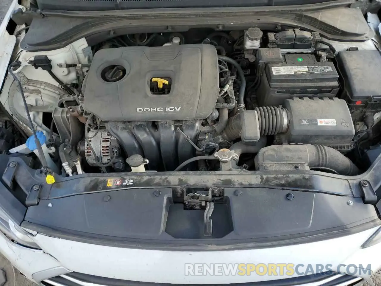 11 fotografías del automóvil dañado 5NPD84LF5JH265762 HYUNDAI ELANTRA 2018