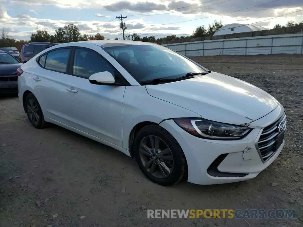 4 fotografías del automóvil dañado 5NPD84LF5JH265762 HYUNDAI ELANTRA 2018