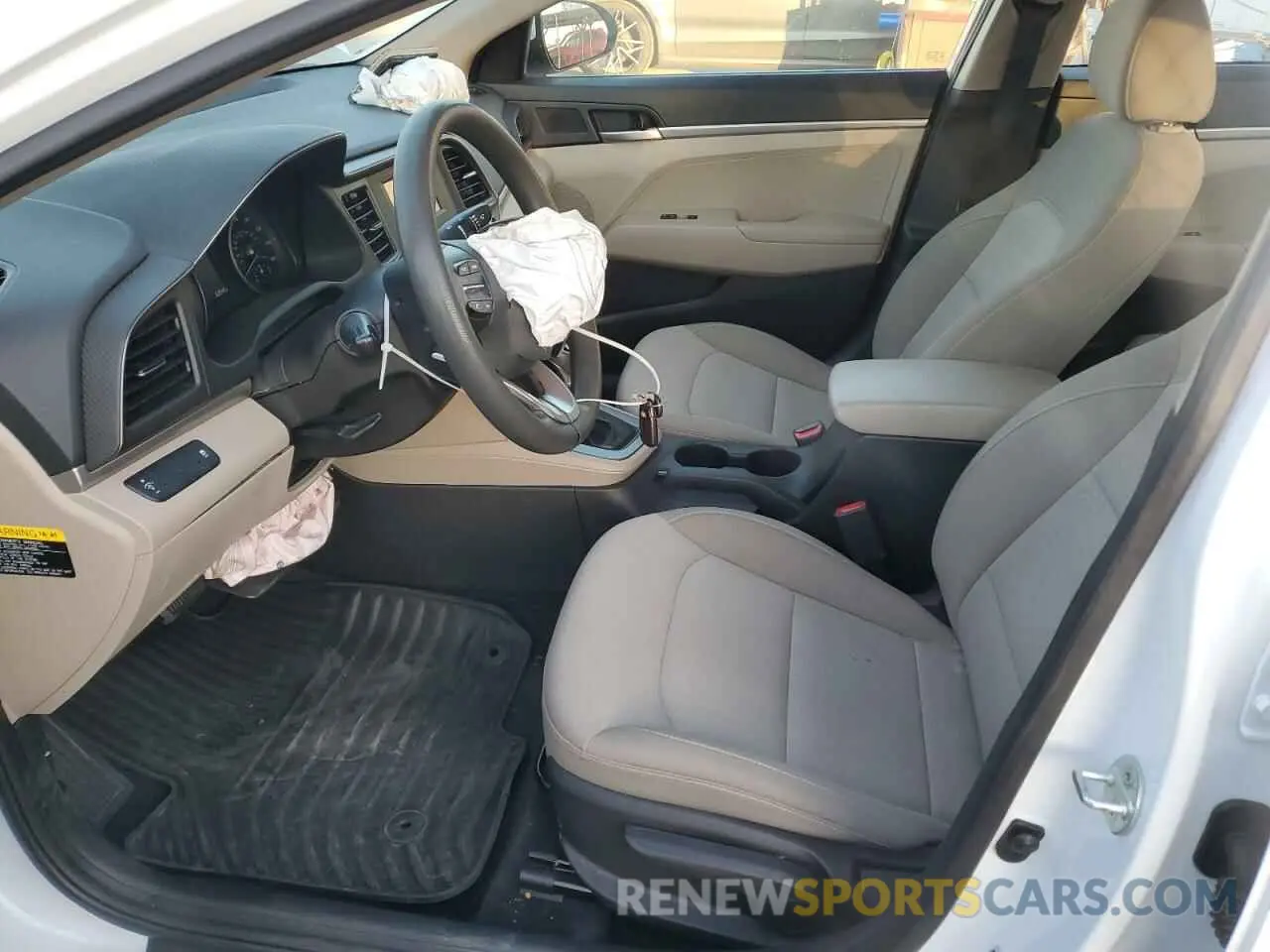 7 fotografías del automóvil dañado 5NPD74LF0KH423736 HYUNDAI ELANTRA 2019