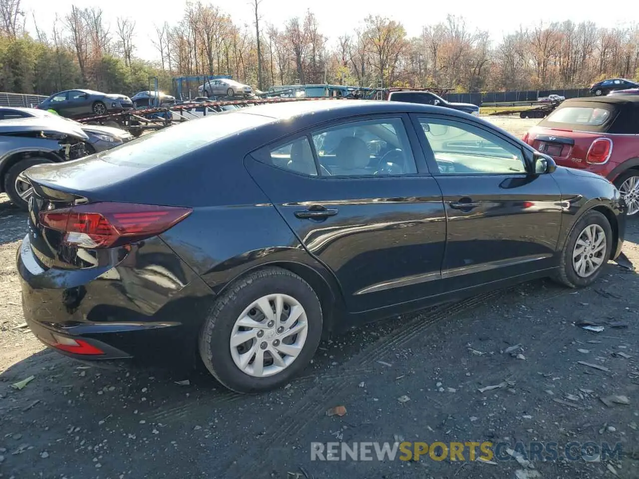 3 fotografías del automóvil dañado 5NPD74LF0KH432646 HYUNDAI ELANTRA 2019