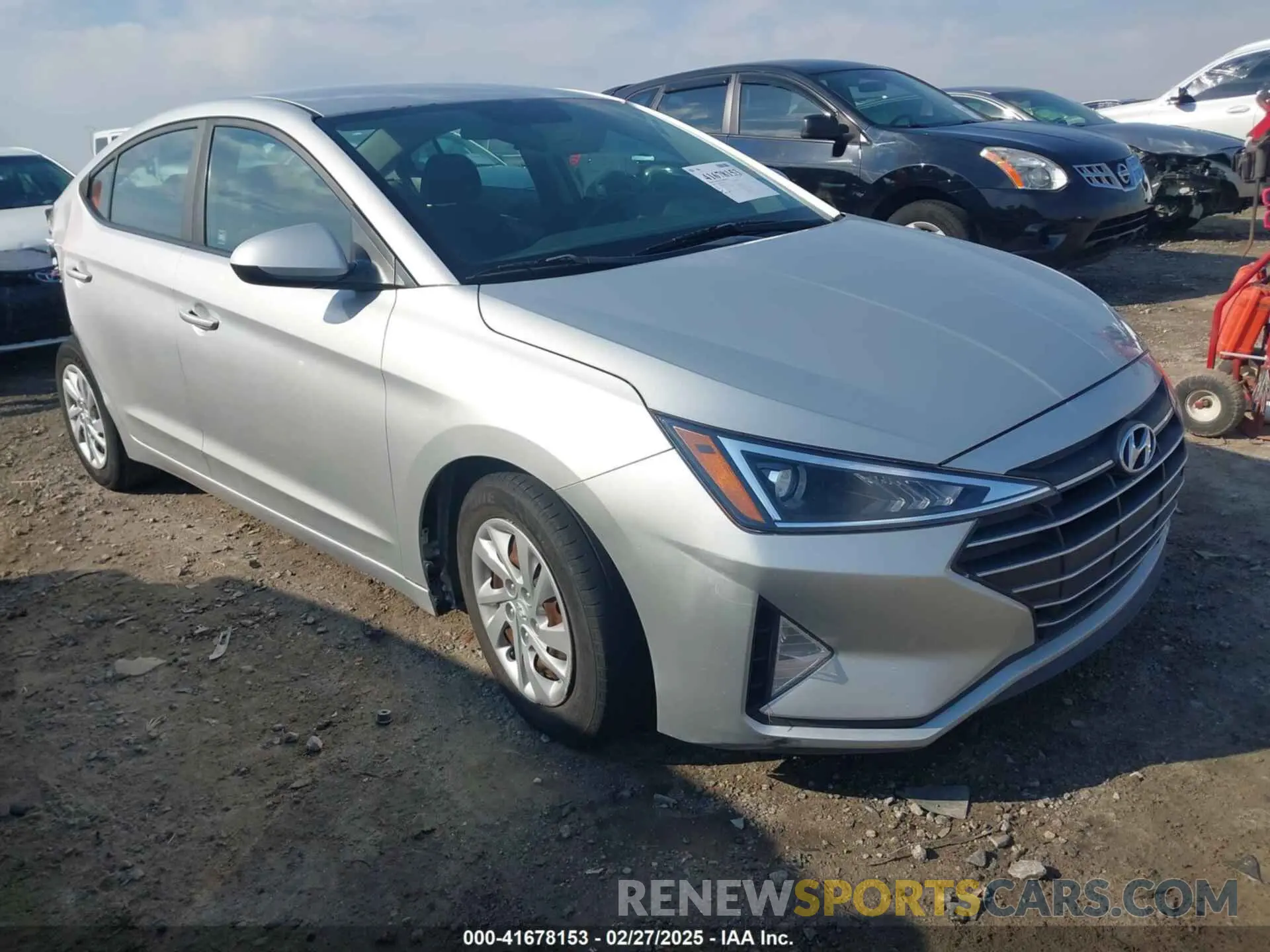 1 fotografías del automóvil dañado 5NPD74LF0KH433862 HYUNDAI ELANTRA 2019