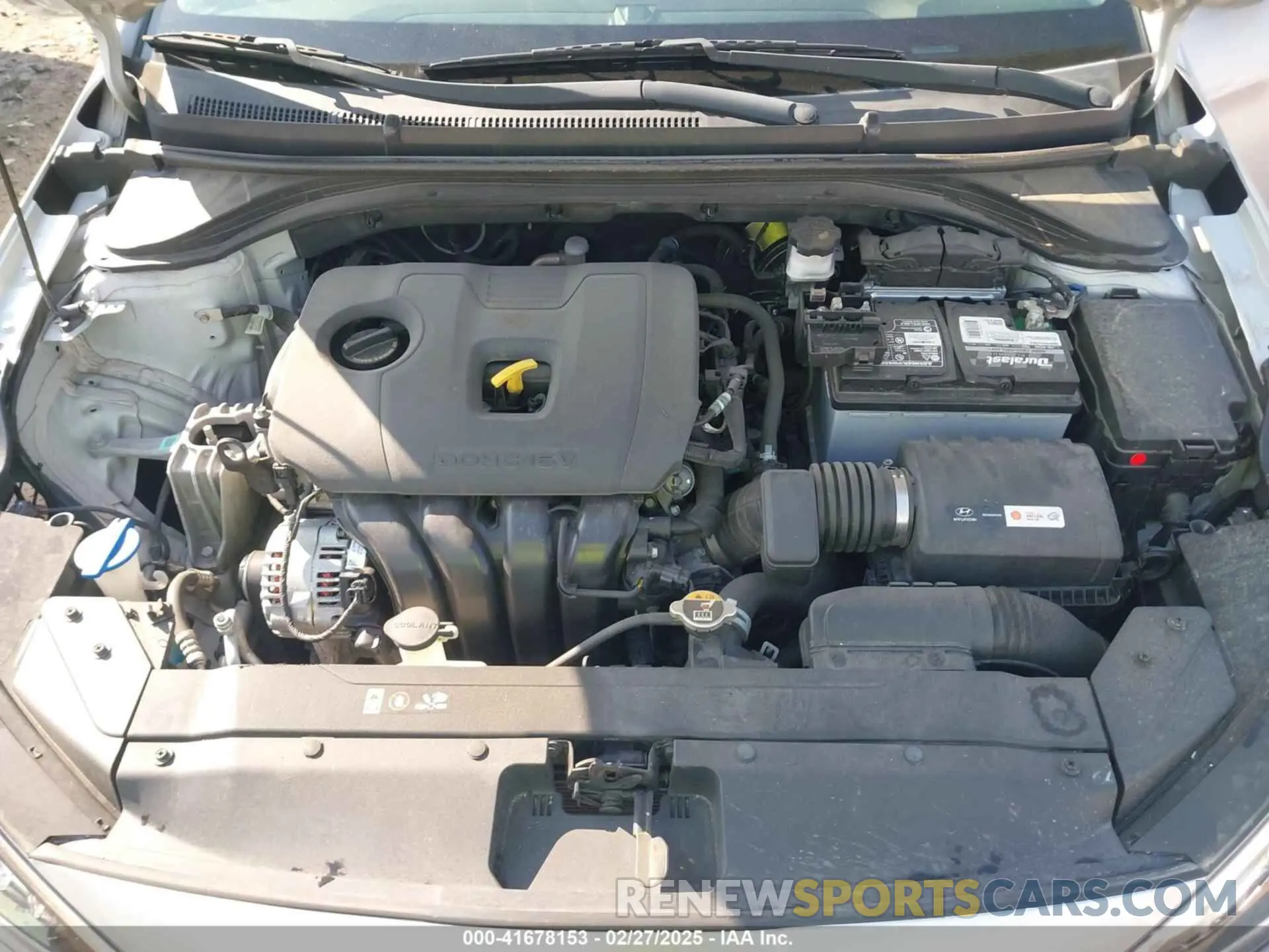 10 fotografías del automóvil dañado 5NPD74LF0KH433862 HYUNDAI ELANTRA 2019